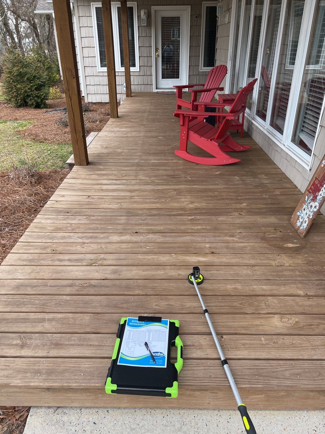 Weathered Deck using Wood Sealant by DuraSeal