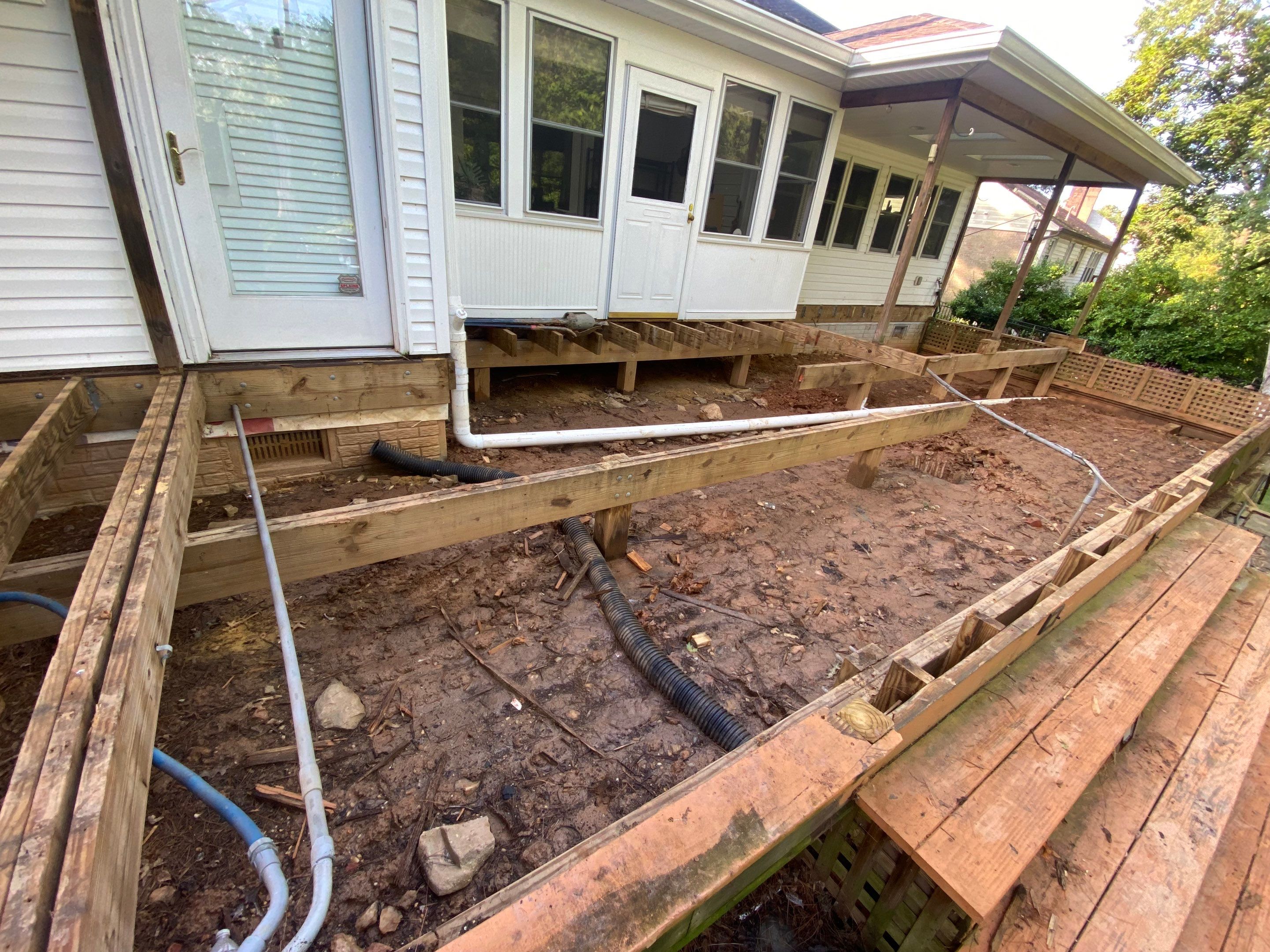 Deck Transformation using Timbertech & Azek by The Smet Companies, LLC