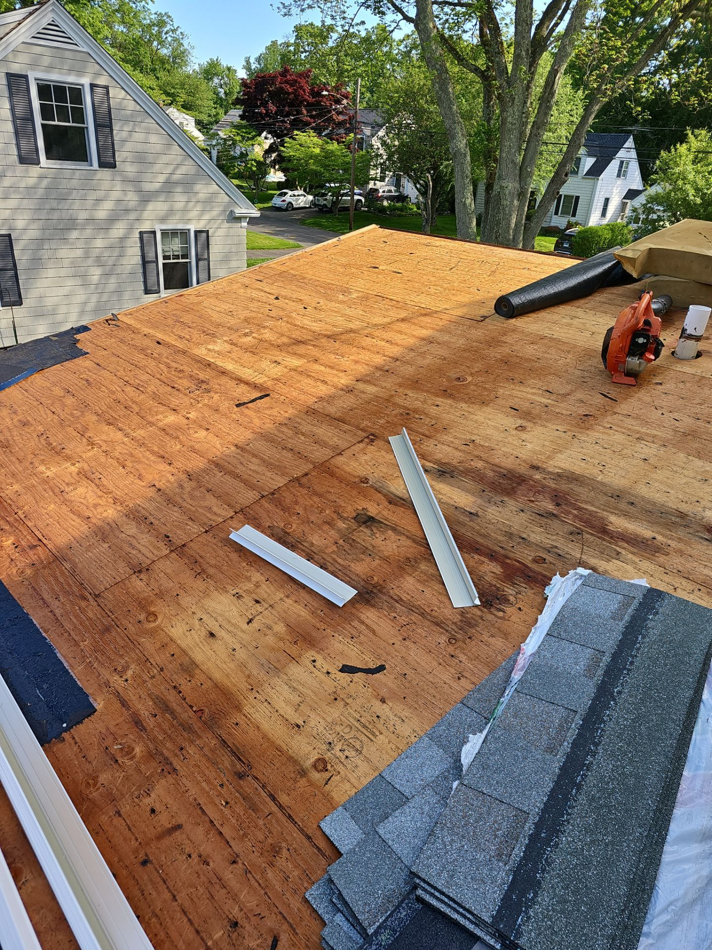 Residential Roofing Installation using Tamko Titan XT - Old English Pewter by A Plus Exterior