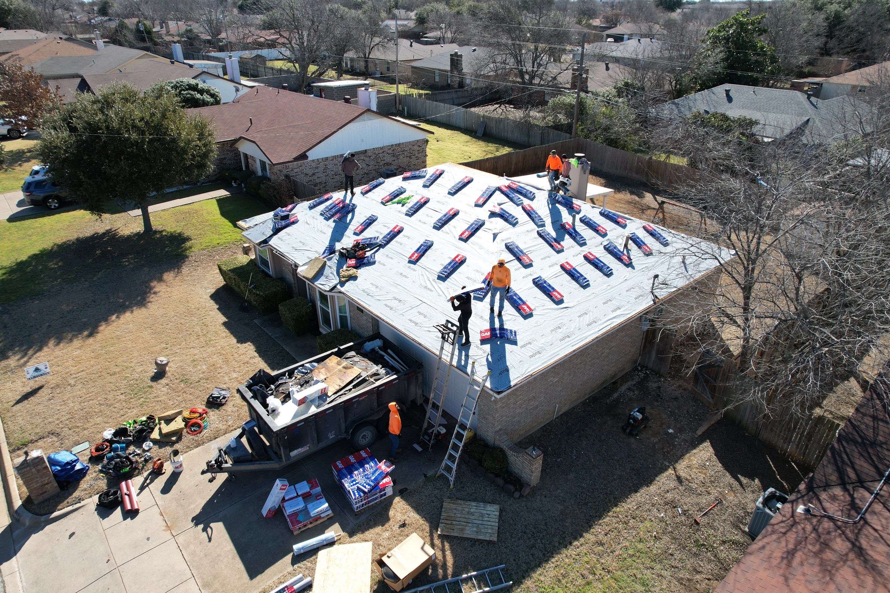 Project in Fort Worth  by Zeus Exteriors