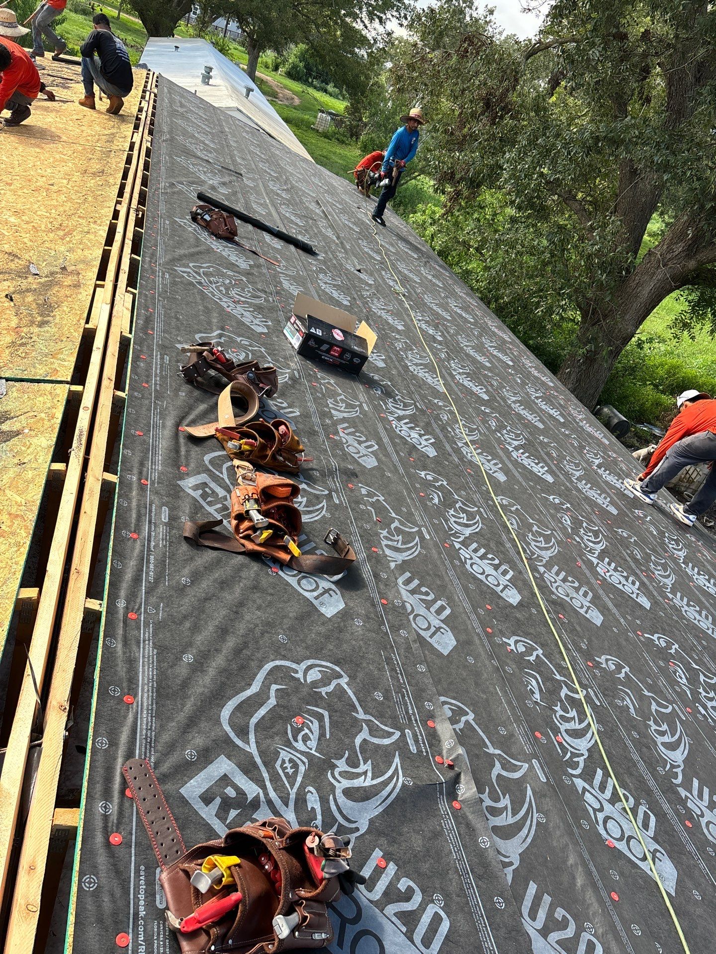 Residential Roofing Installation using Owen's Corning Duration (Lifetime) Shingles by Roof Repair Company
