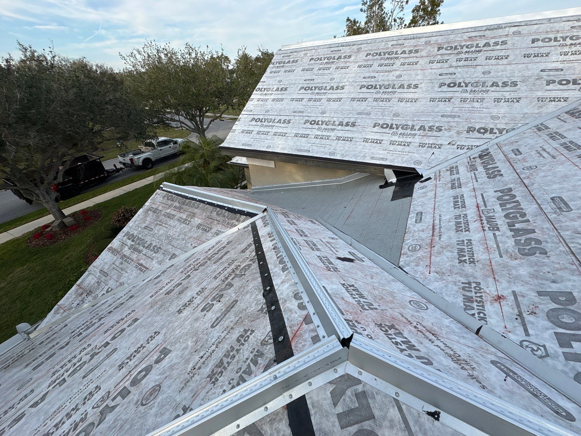 Residential Roofing Installation using roofing tiles from Eagle Roofing Products! by Gopher Roofing