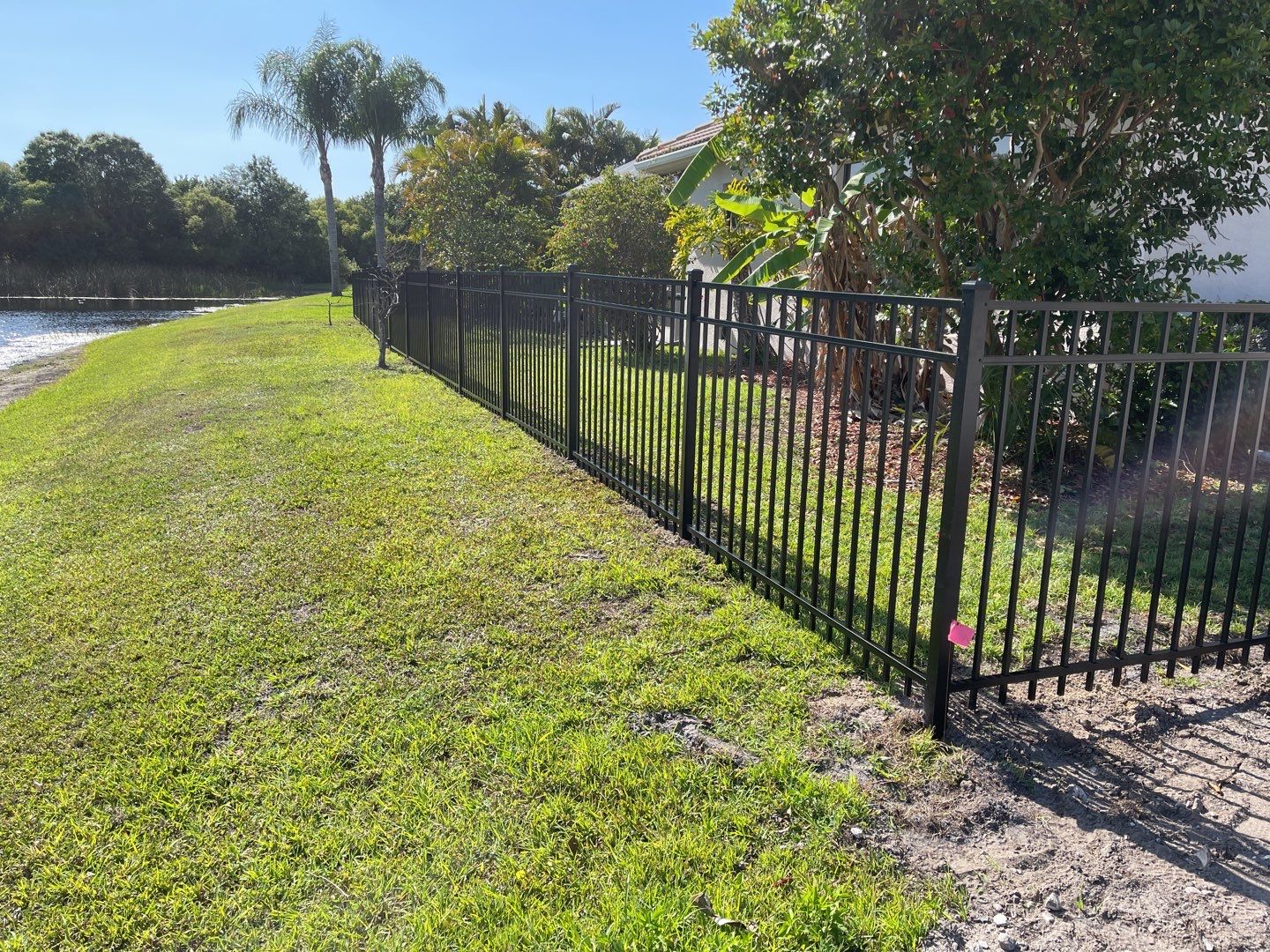 Bradenton, FL  4ft. Tall 3-Rail Black Aluminum Fence by Asap fence and gates, LLC