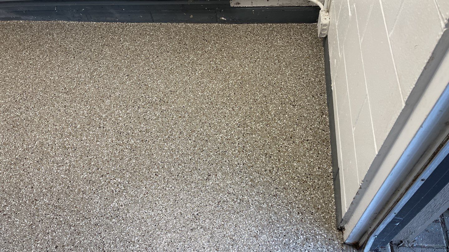 Park Restroom Floors using Pebble Beach by Your1DayFloor.com