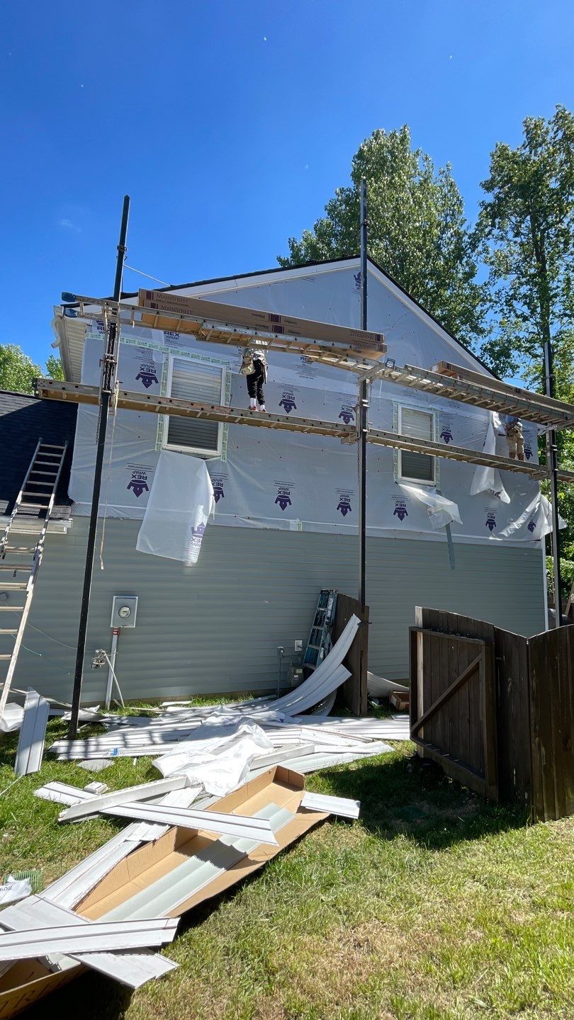 Roof, siding and gutter replacement by hail damage by Just Brilliant Restoration JBR