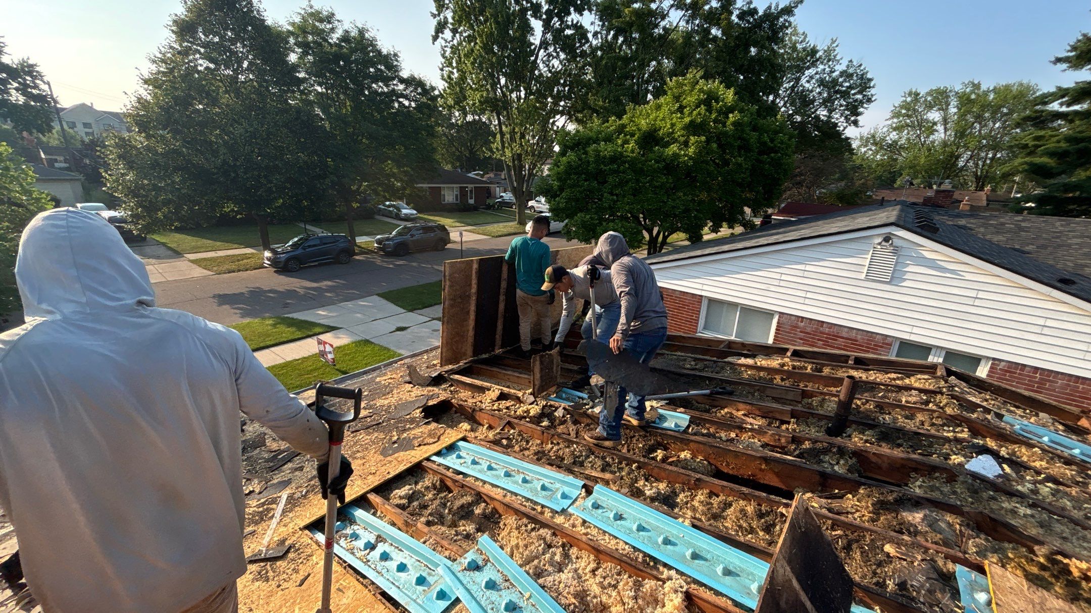 Roof Replacement using Owens Corning Driftwood by 180 Contractors