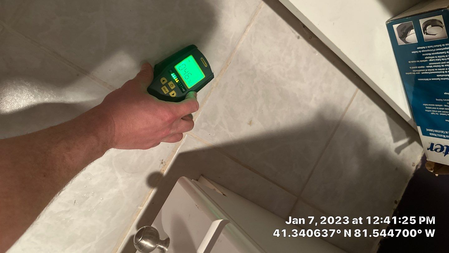 Pipe Burst Emergency Mitigation Demo and Dry Down by Absolute Roofing and Construction