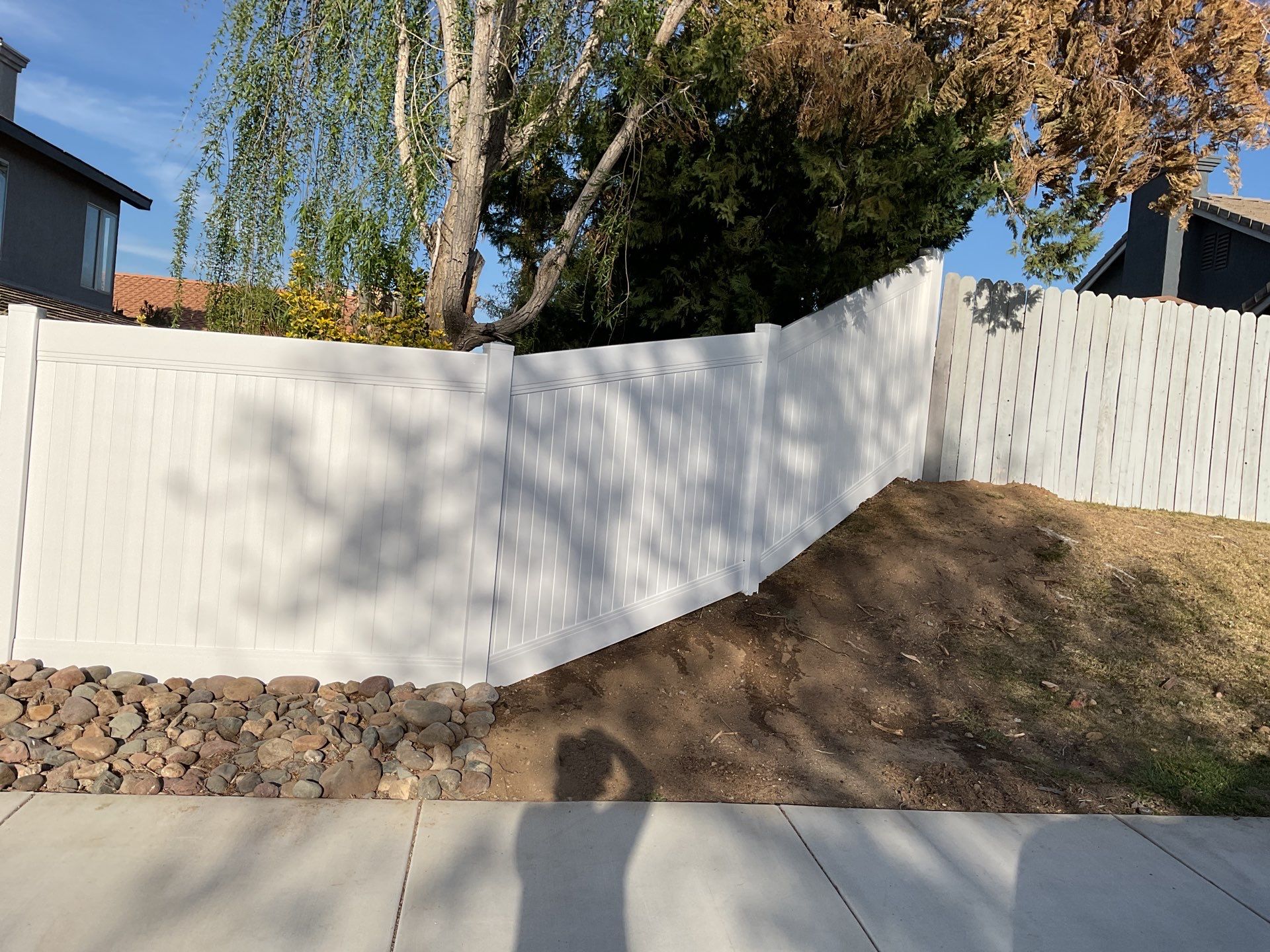 Fence Installation using Vinyl by Fence Guys Inc.