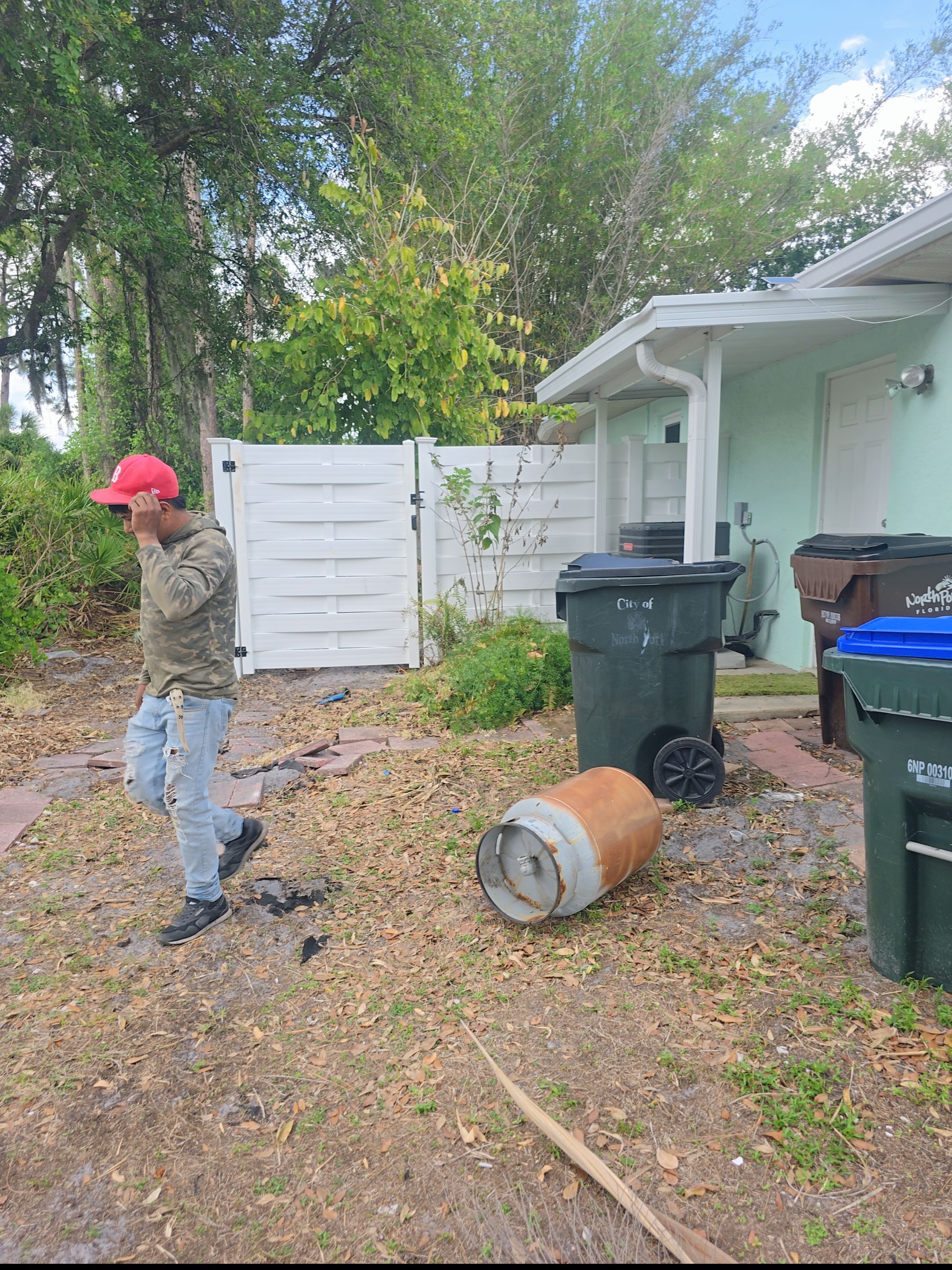 Horizontal Basketweave Fence in North Port by True Fence LLC