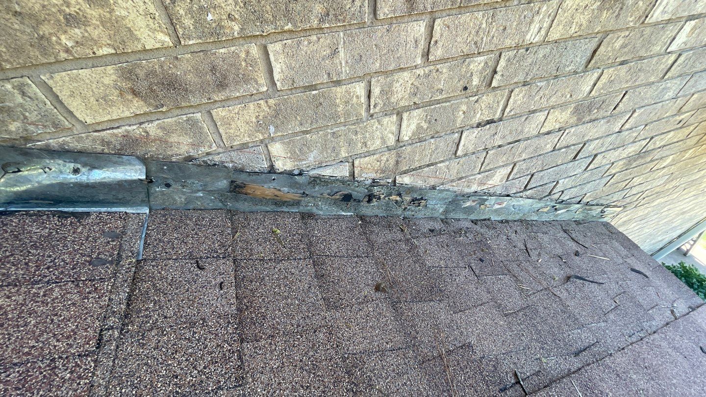 Leak Repair over Master Bedroom and Bathroom by Tex-Line Roofing