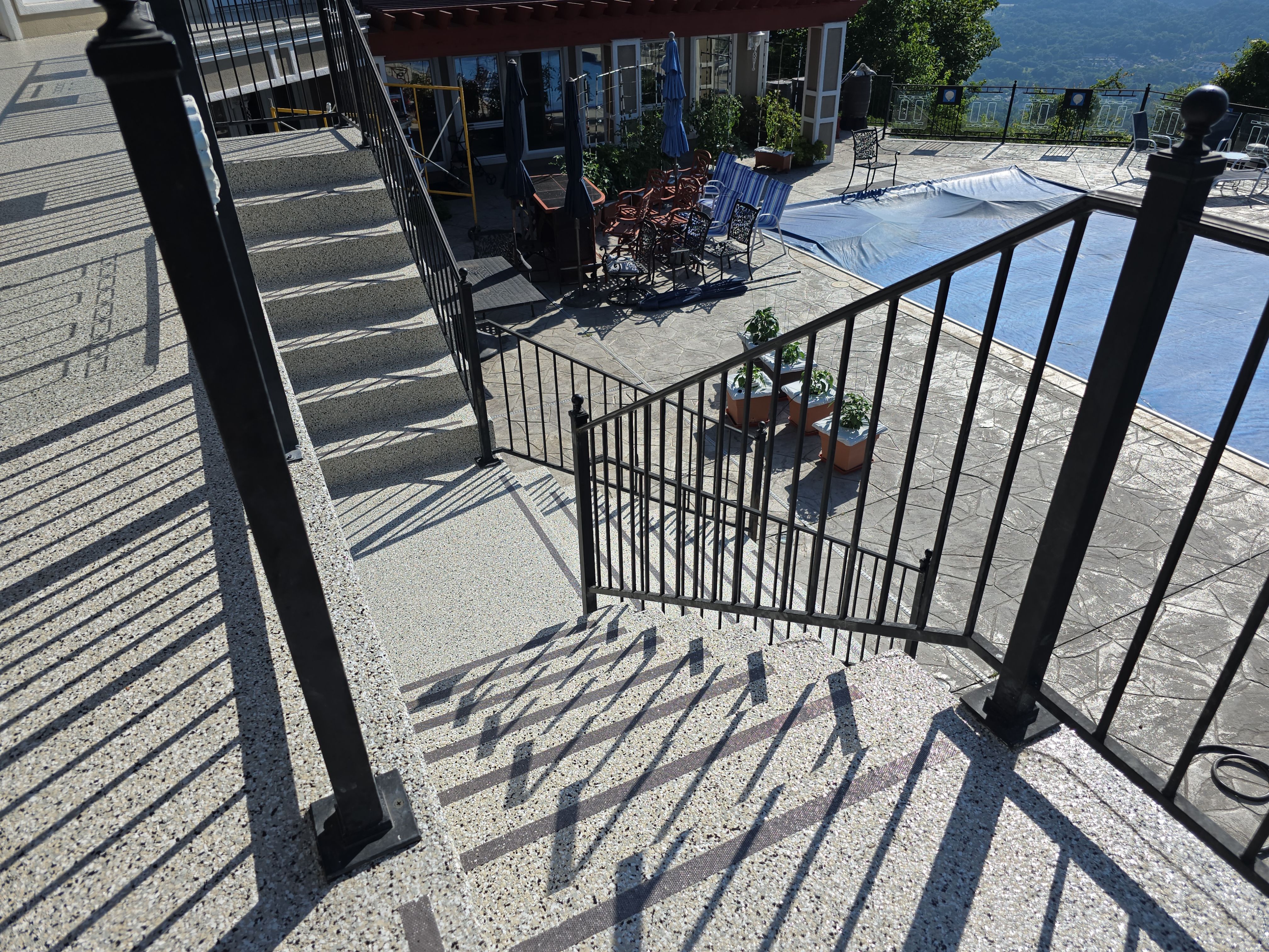 Epic Patio Remodel with a stunning view! by Elite Floor Solutions