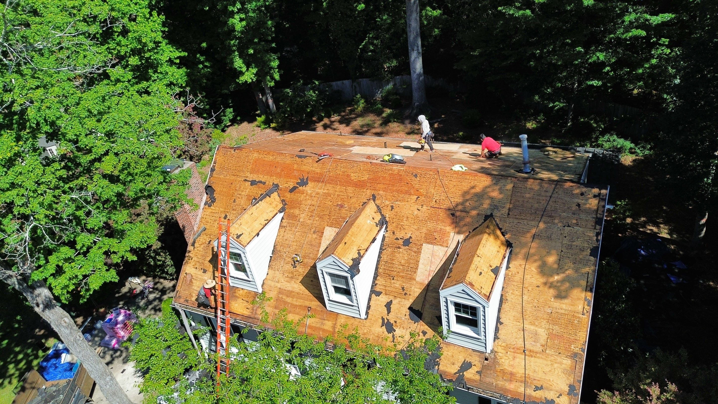 Residential Roof Replacement & Gutter Installation in Cary, NC by Carolina Professional Roofing, Inc  