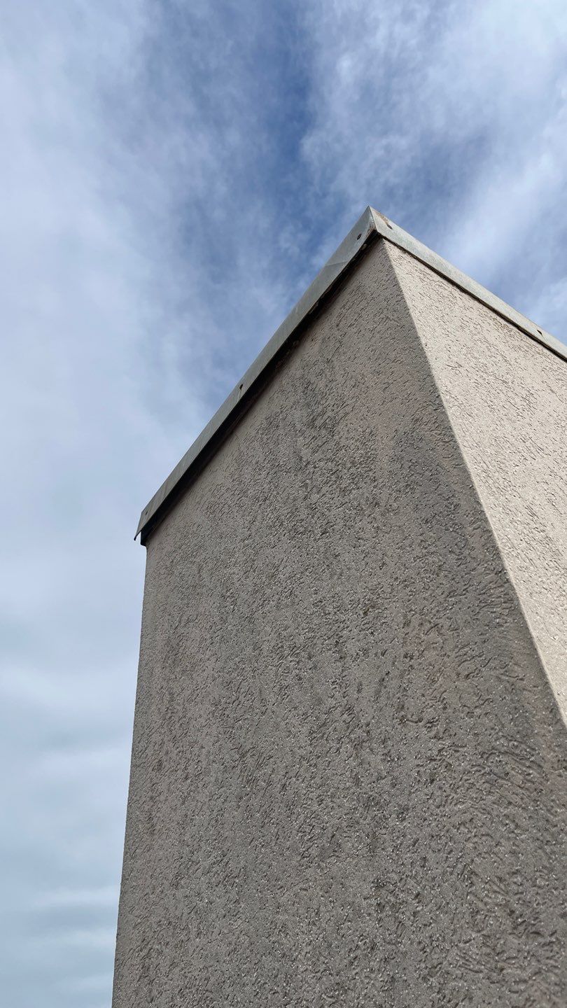 Residential Roofing Repair using Galvanized Chimney Cap & Chase by Lighthouse Roofing