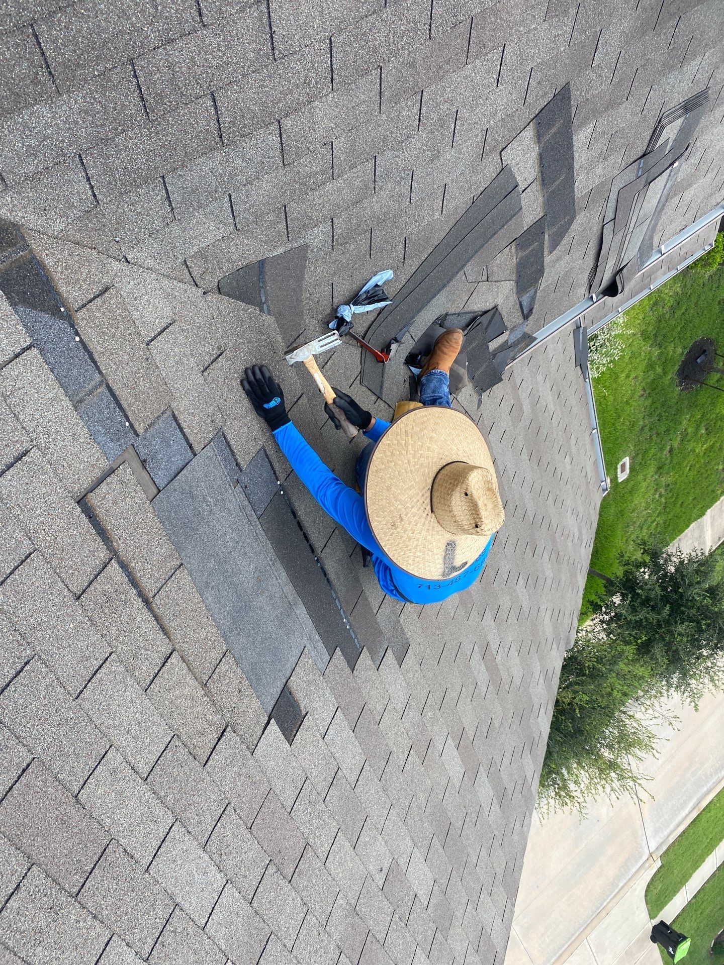 Residential Roofing Repair using Owen's Corning Duration (Lifetime) Shingles by Roof Repair Company