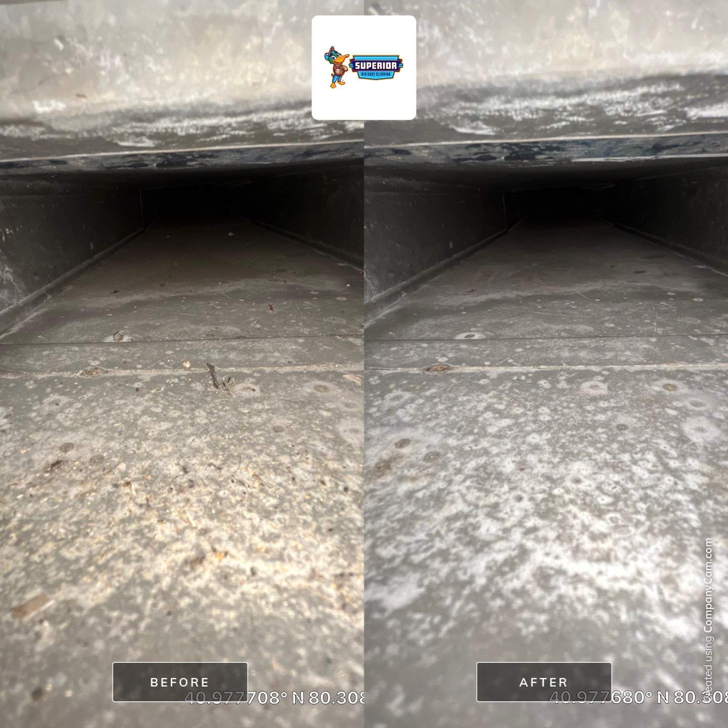 Air Duct Cleaning With a Vacuum Truck in New Castle, PA by Superior Air Duct Cleaning