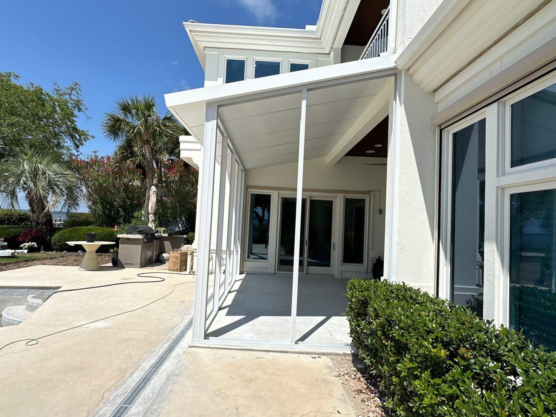 Miramar Beach Glass Room w/Hurricane Resistant Colorbeam by Titan Sunrooms