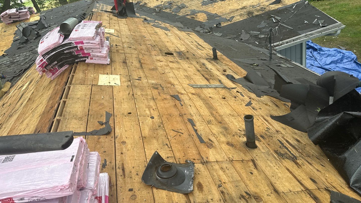 Roof Replacement using Owens Corning Estate Gray by 180 Contractors