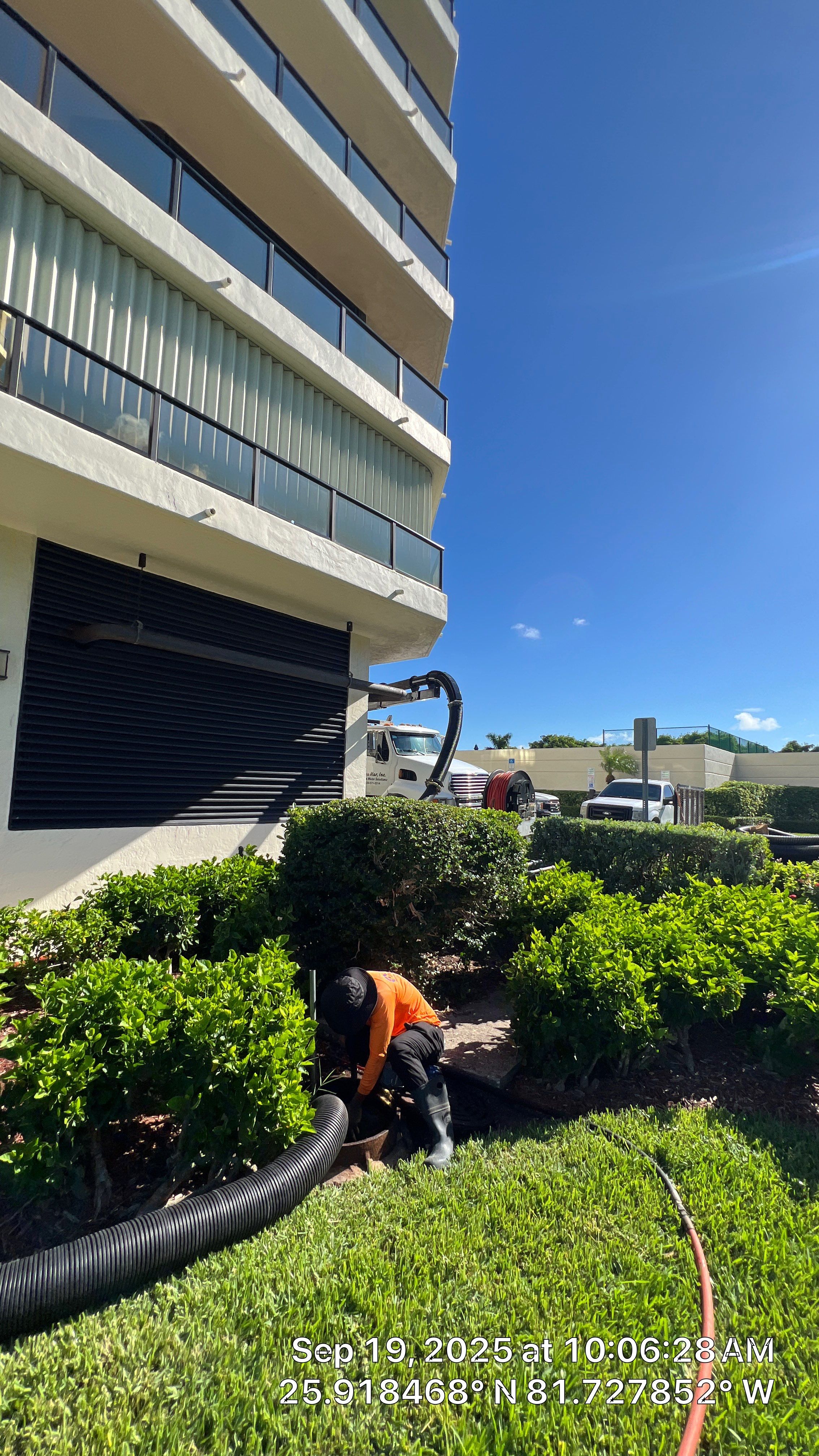 Condo Storm Water System Cleaning and Maintenance by APS Power & Water