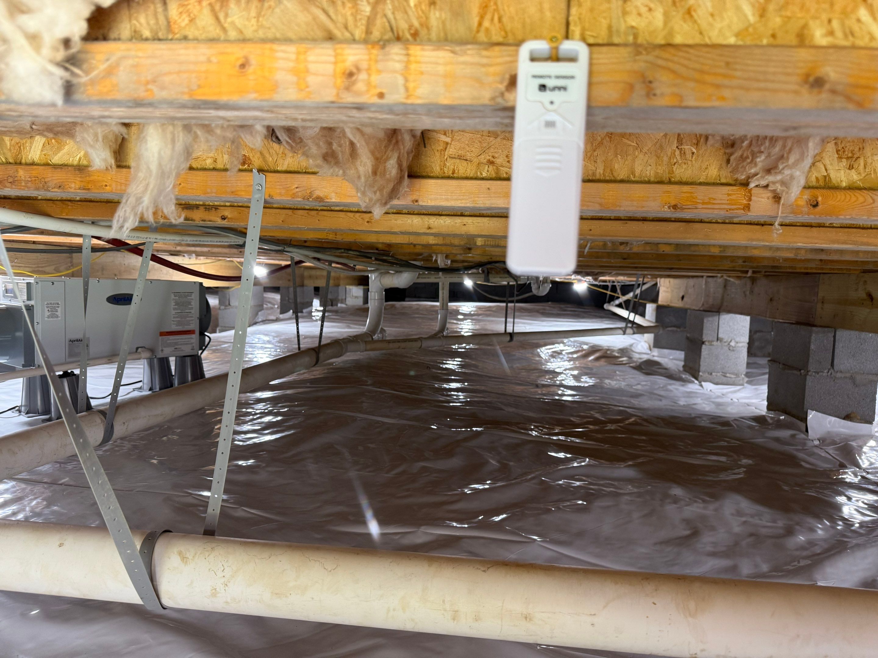 Project in Franklin by Patriot Crawl Space Repairs