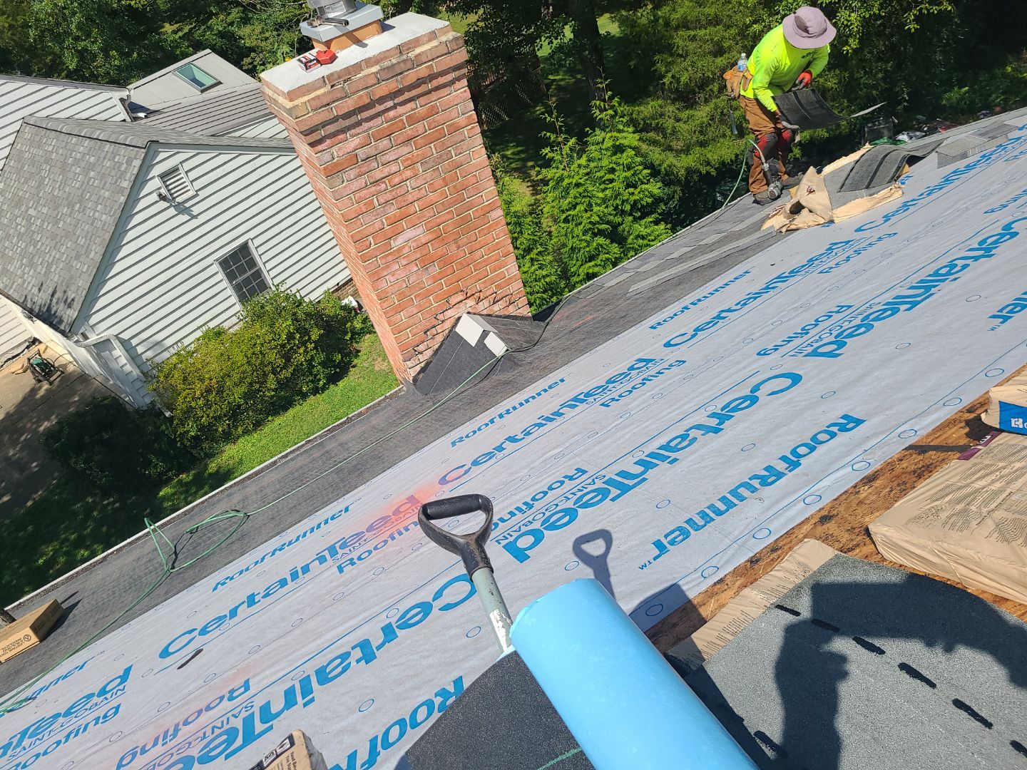 Falls Church: Roof Replacement with CertainTeed Landmark Pro in Max Def Pewterwood by RM Banning, Inc.
