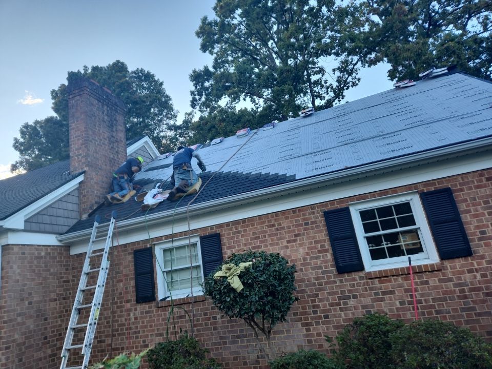 New Roof and 6 inch Gutters by Just In Time Roofing and Restoration
