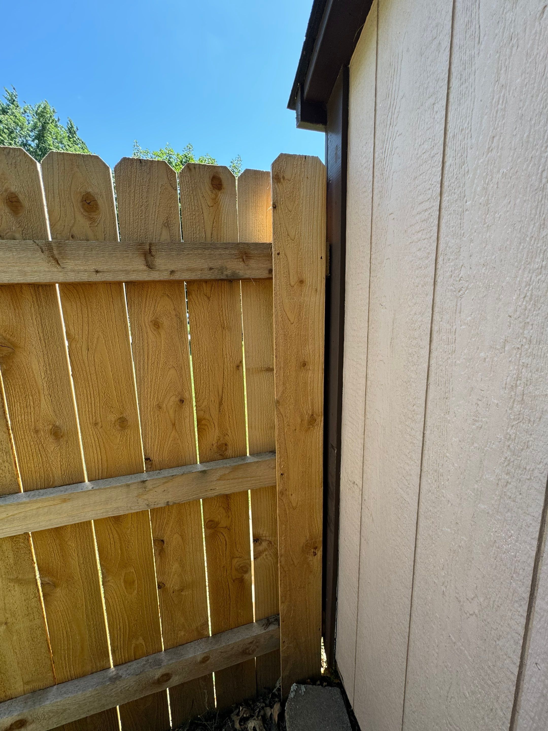 Fence Treatment by Two Brothers Residential Maintenance