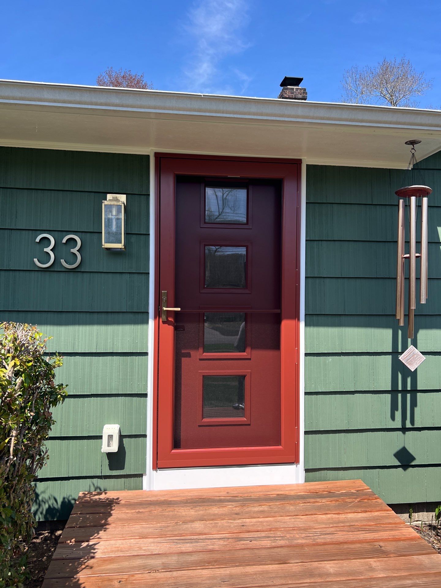 Front Entry Door Replacement by DiGiorgi Roofing and Siding Inc