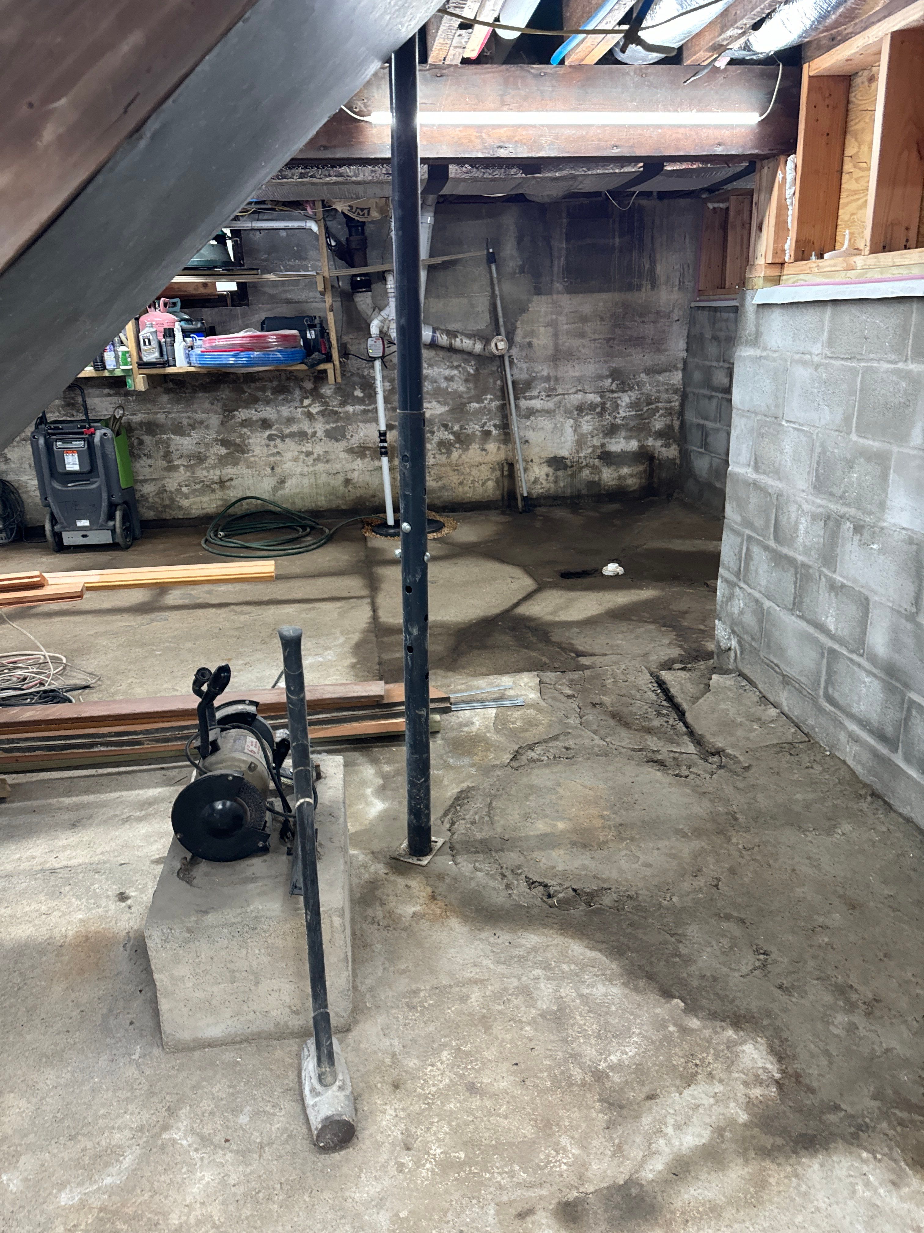 Interior French Drain Boonton NJ by Pure Service Pro, LLC 