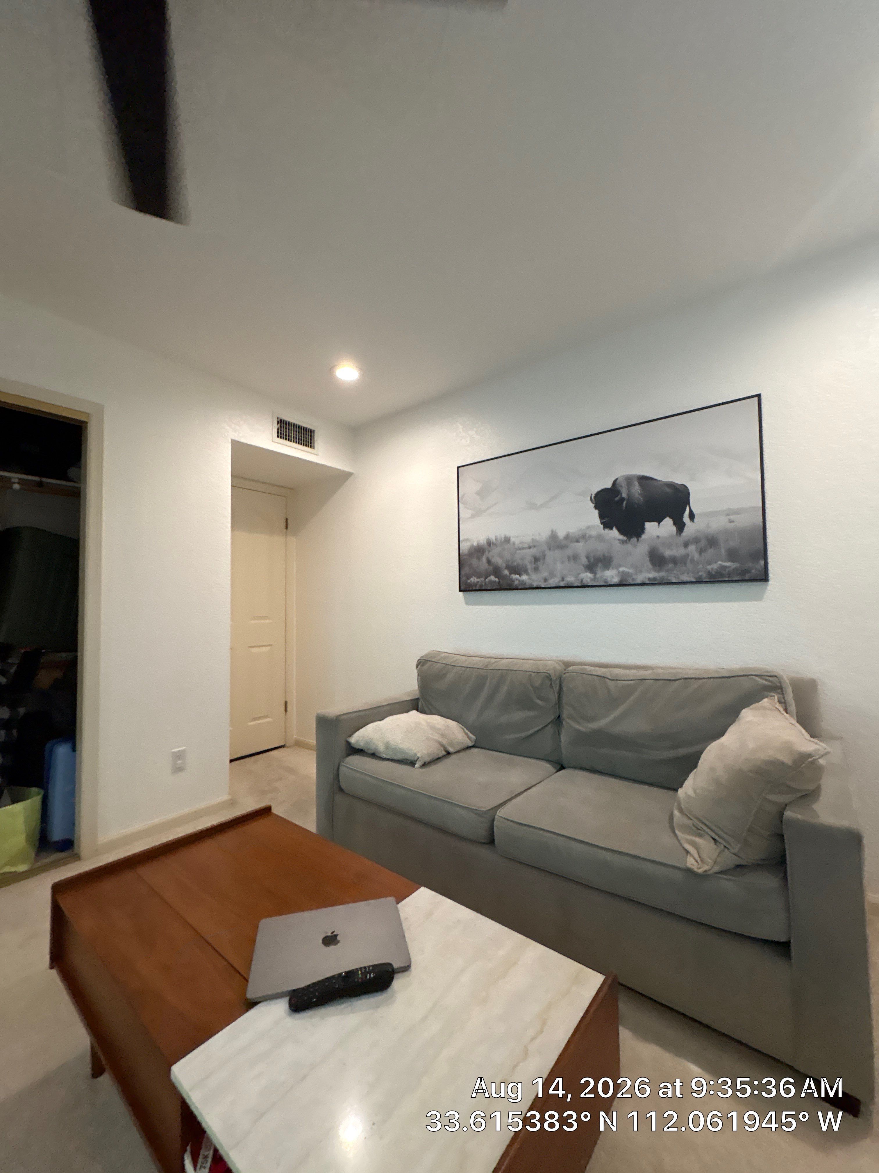 Custom Home Office and Media Wall Installation in Phoenix by CompanyCam Sales Demo