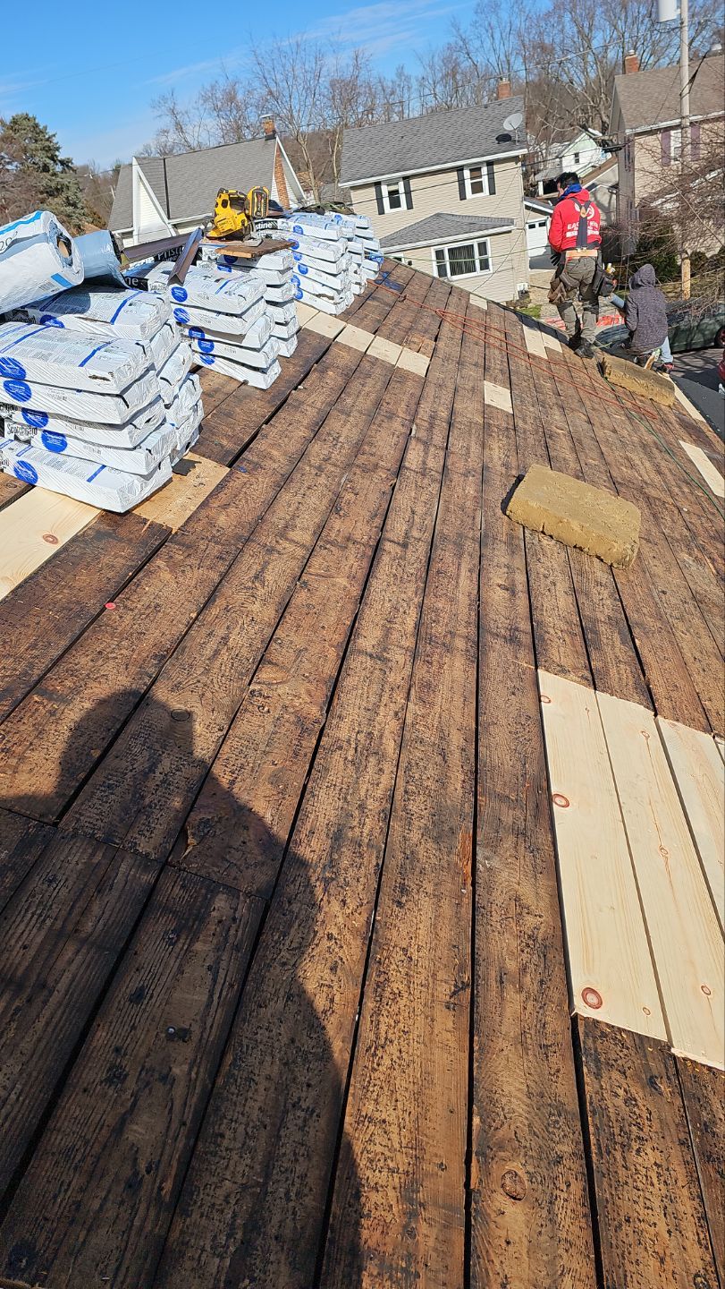 Atlas Pinnacle, Color: Morning Harvest, Drip Edge: Royal Brown by Eagle Eye Roofing