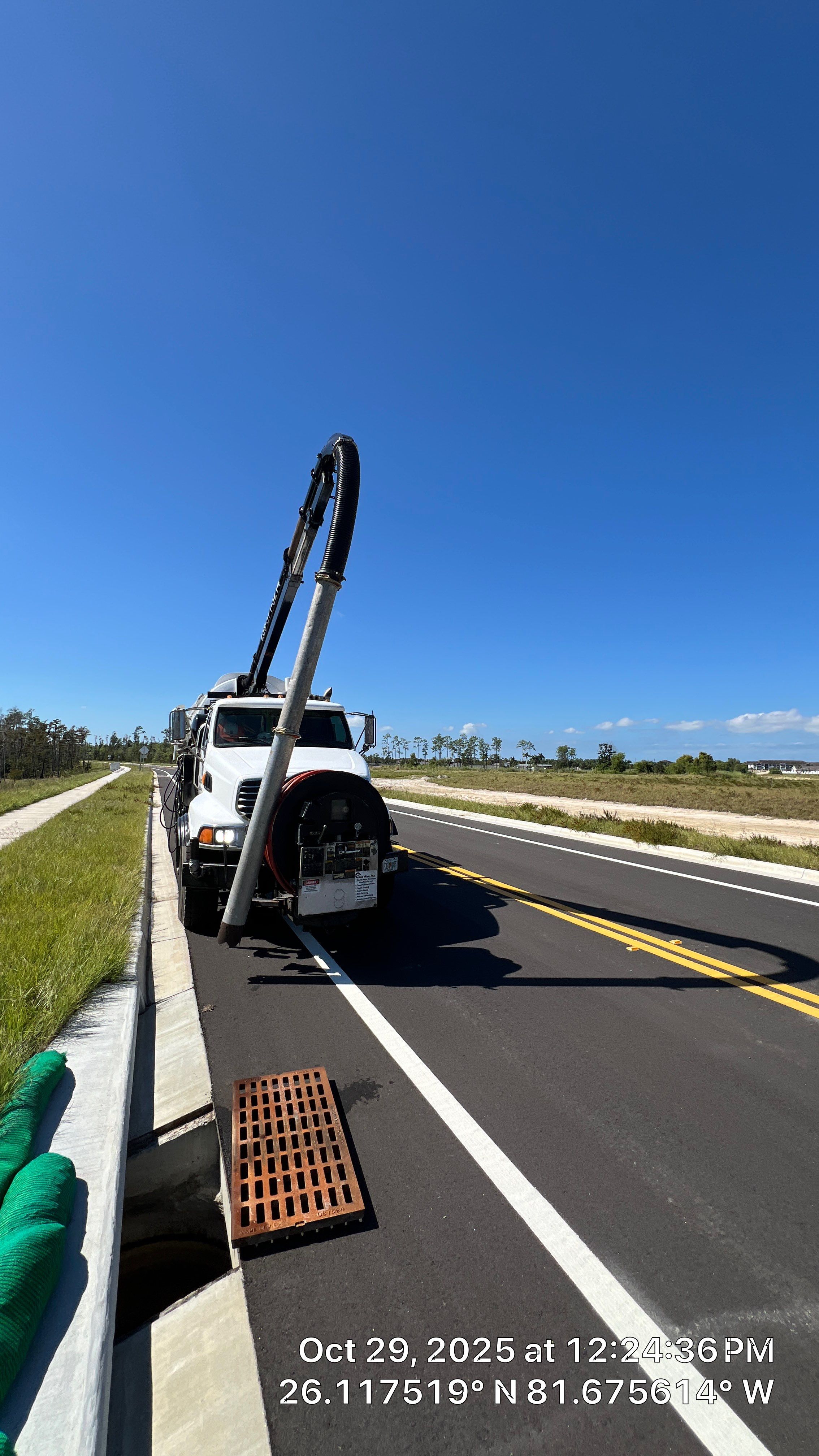 New Construction Road off Rattlesnake in Naples by Don Mar, Inc. Storm Water Solutions
