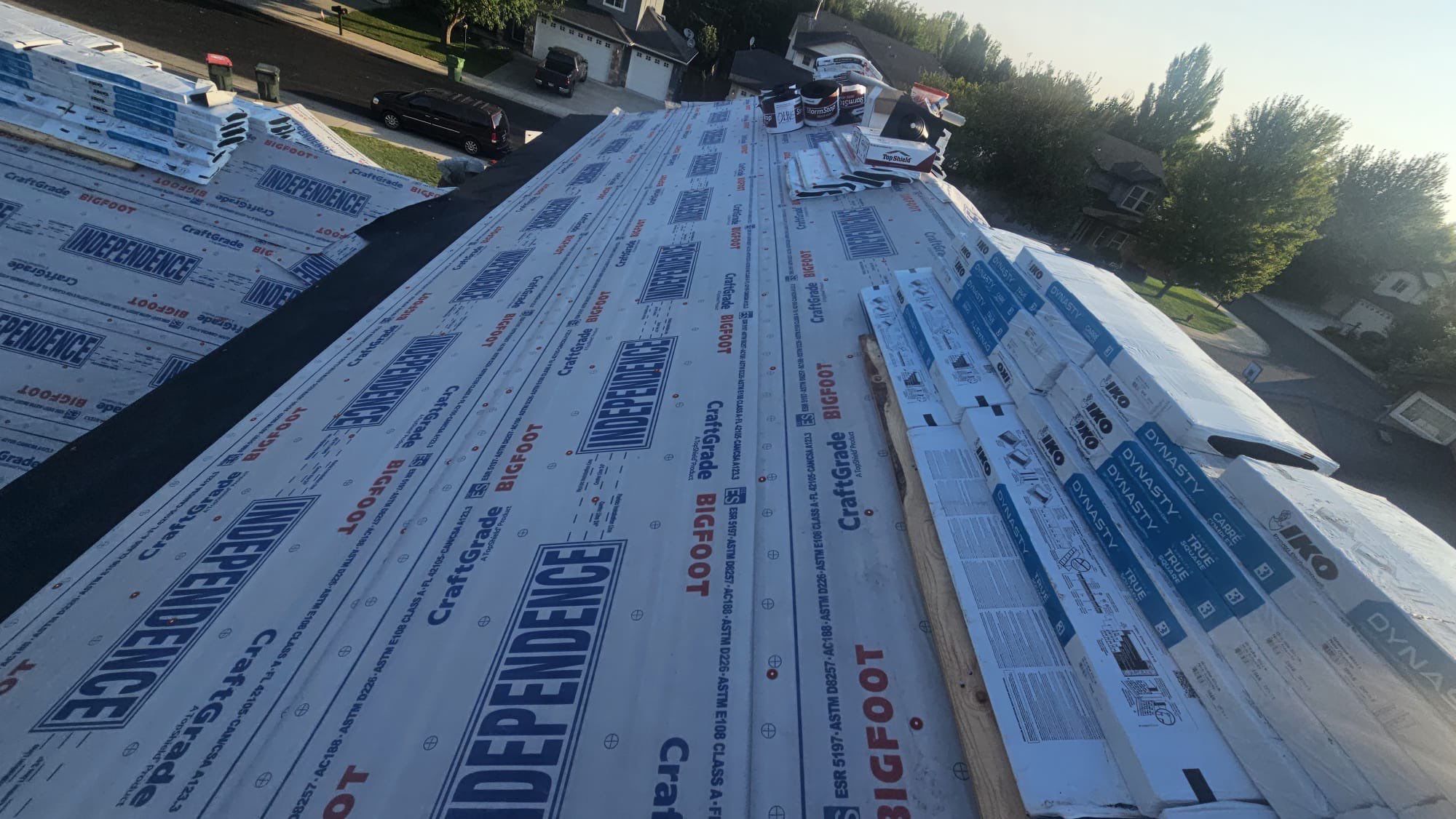 Asphalt Architectural Shingle Roof Replacement in Meridian, Idaho by Olive Roofing
