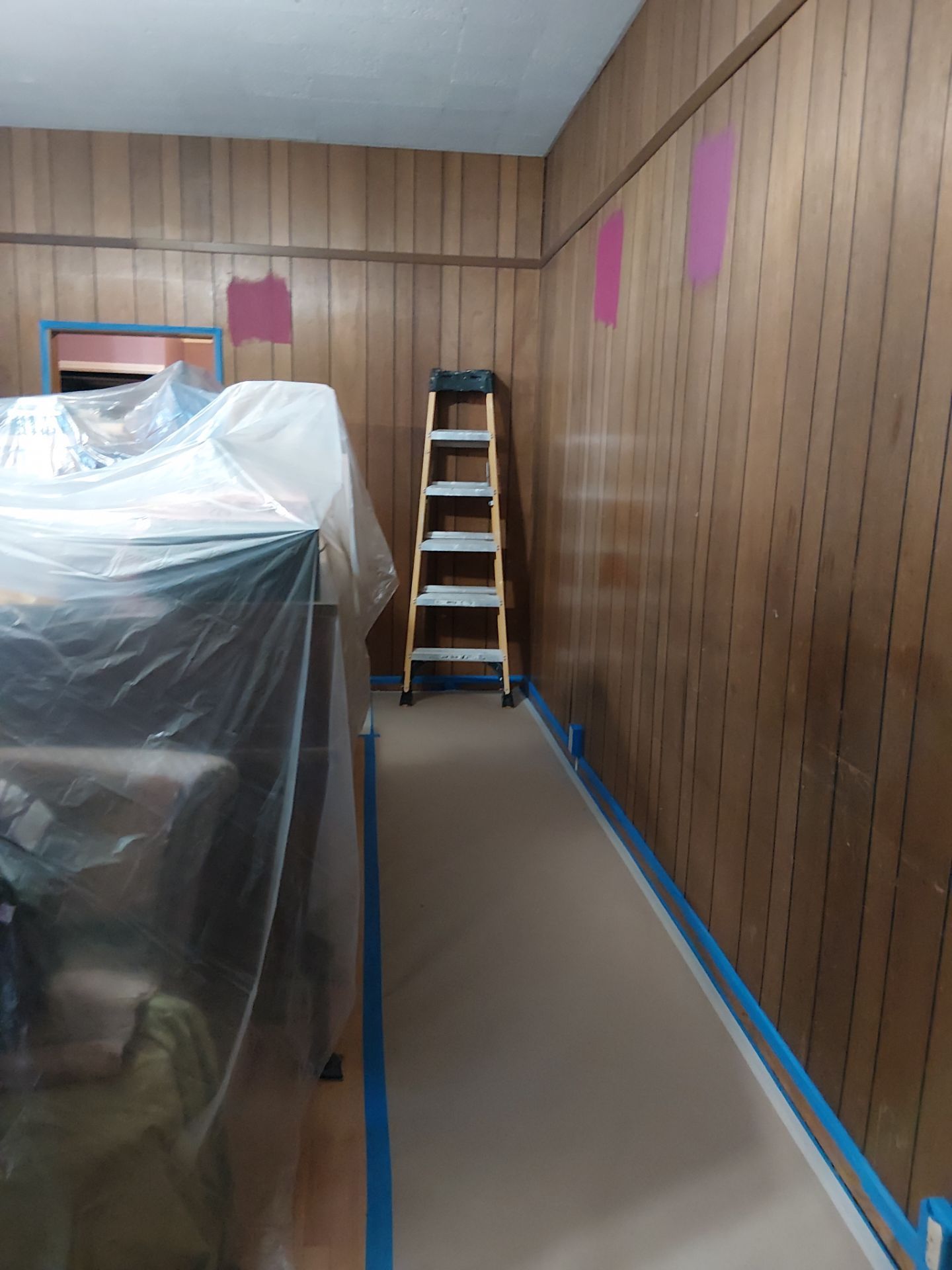 Interior Transformation: Refreshing Wood Paneling by Legendary Services Company LLC.