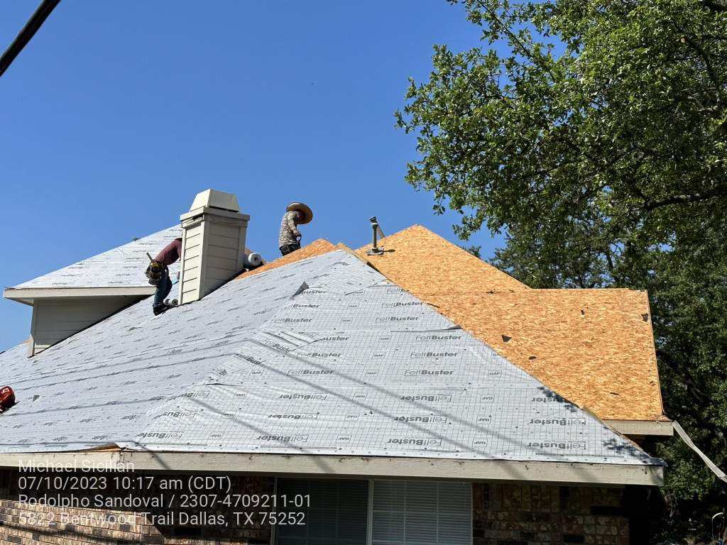 Project in Dallas by Zeus Exteriors