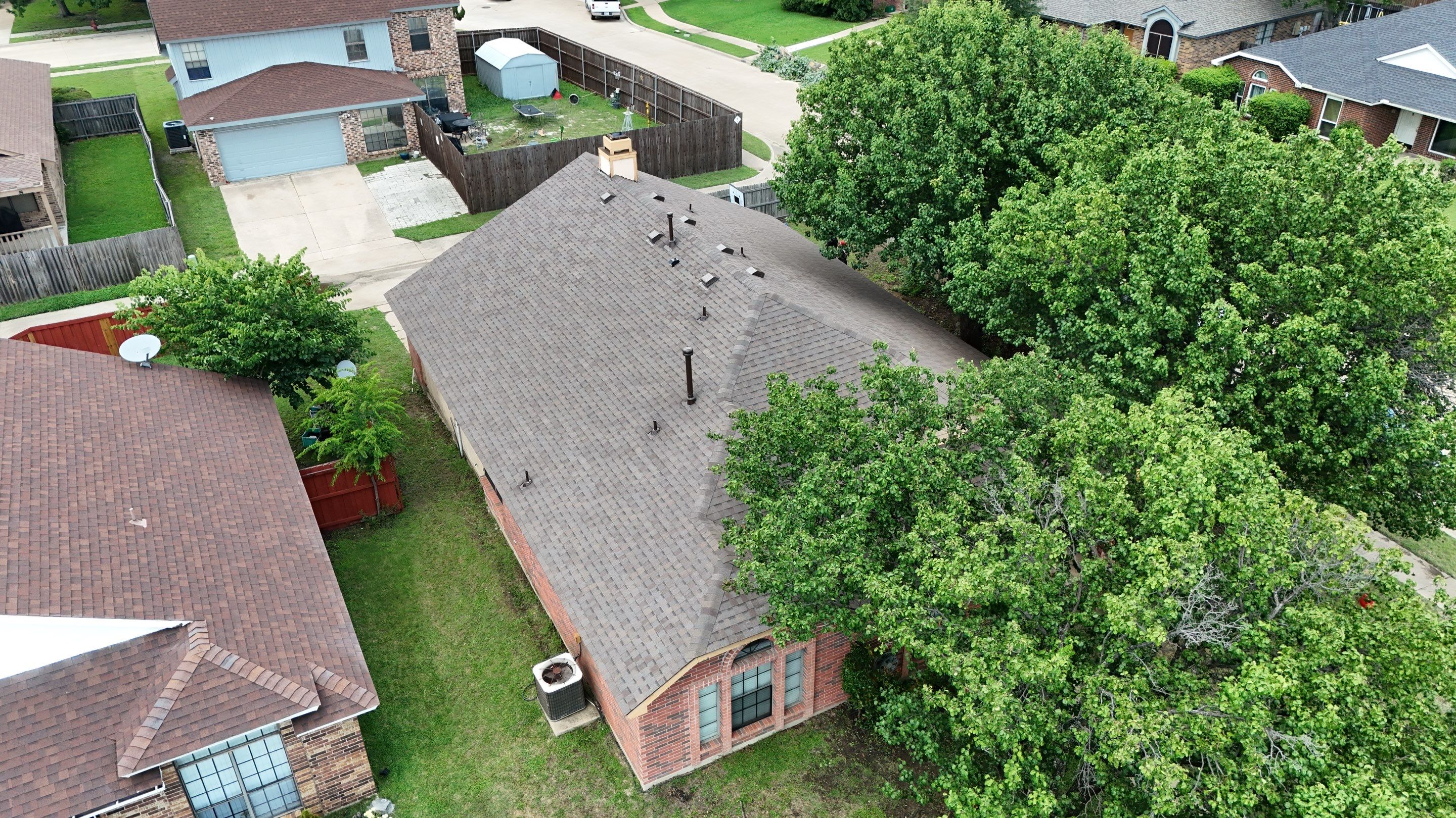 Full Roof Replacement With Class 3 Impact Resistant Shingles in Grand Prairie by Armor Roofing | Exteriors