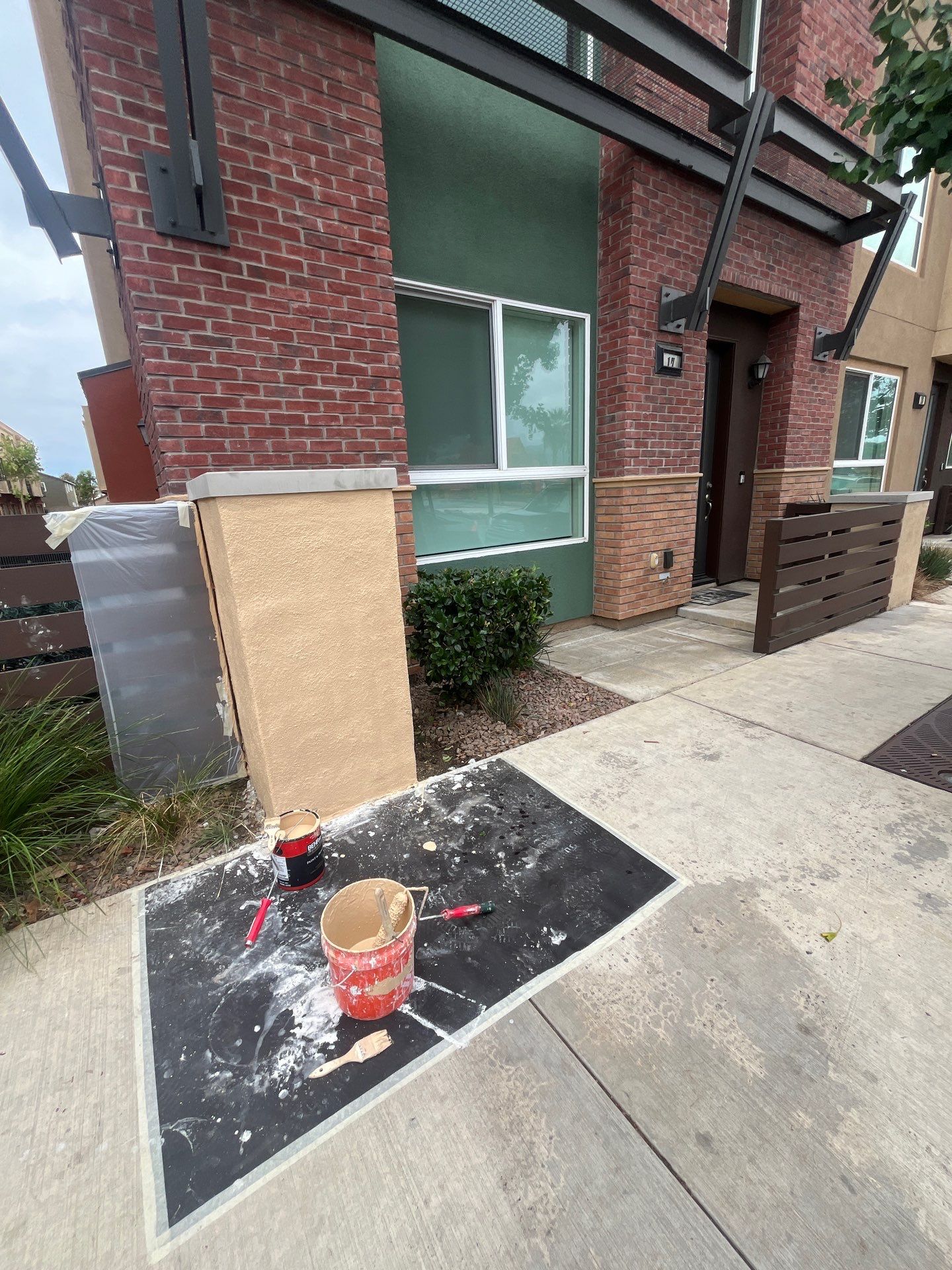 Pillar Stucco Repair in Glendora by One Stop Source