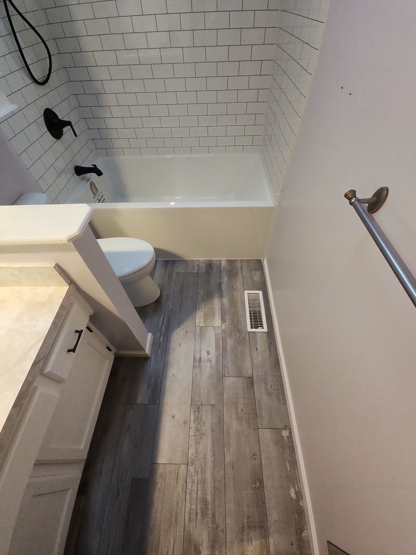 Bathroom Remodel using Bathtub by The Shower Company