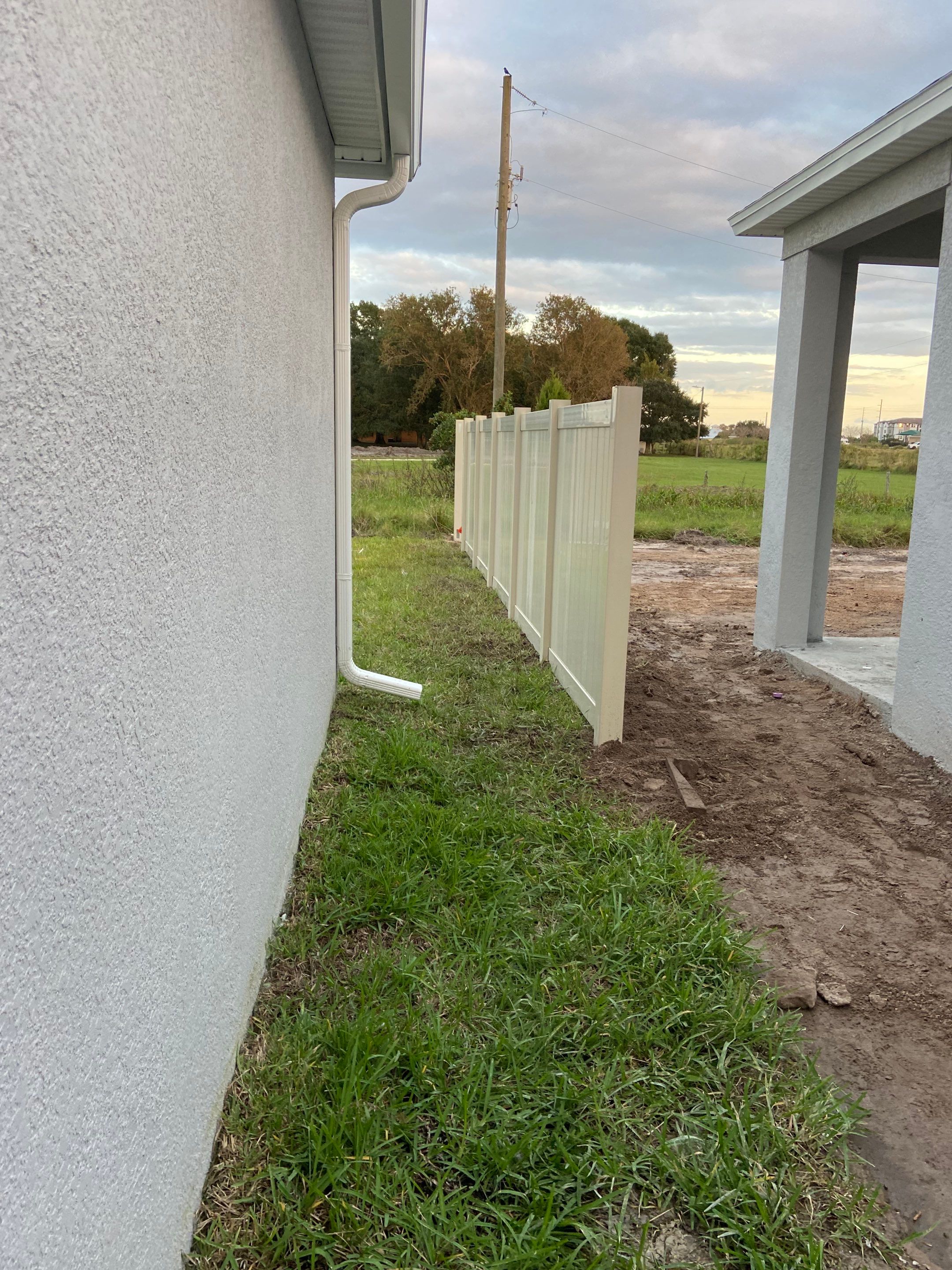 Bradenton, FL 6 ft. Tall Tan Vinyl Privacy Fence  by Asap fence and gates, LLC