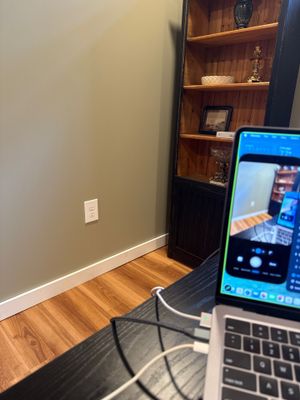 Home Office Renovation with Wood-Look Flooring in Lincoln