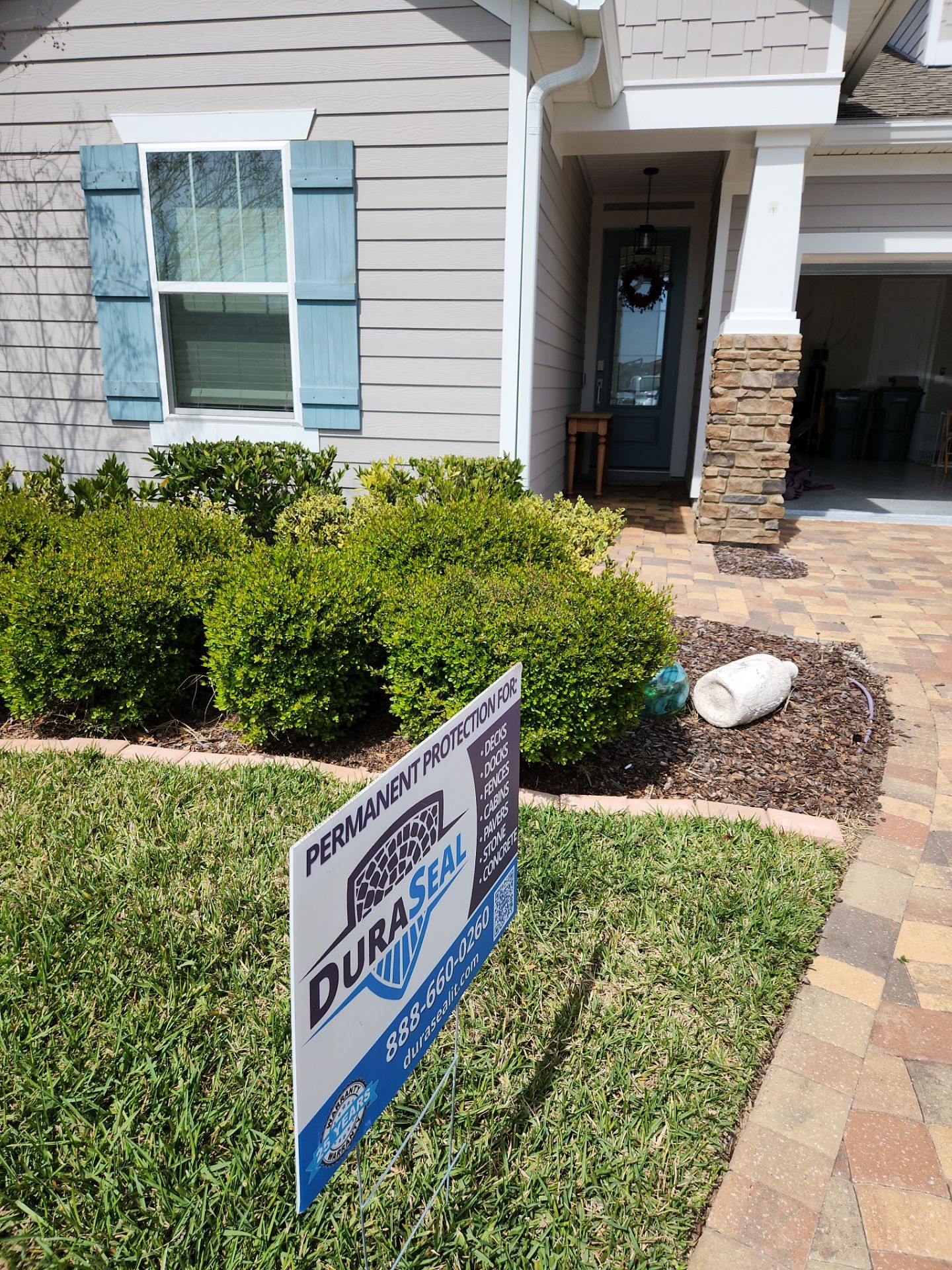 paver patio using Concrete Sealant by DuraSeal