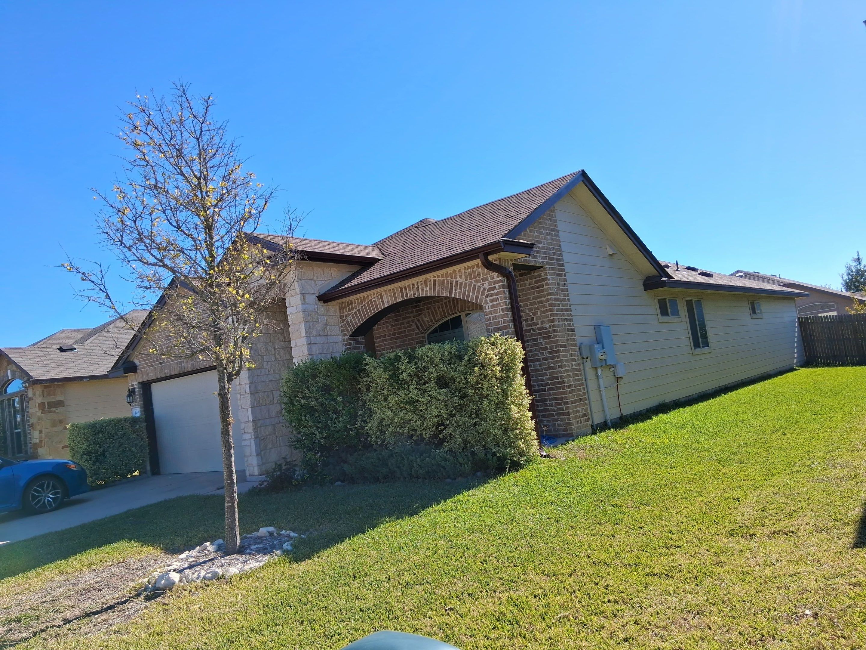 Residential Roof Replacement using GAF - HDZ - Barkwood by Action Exteriors Austin