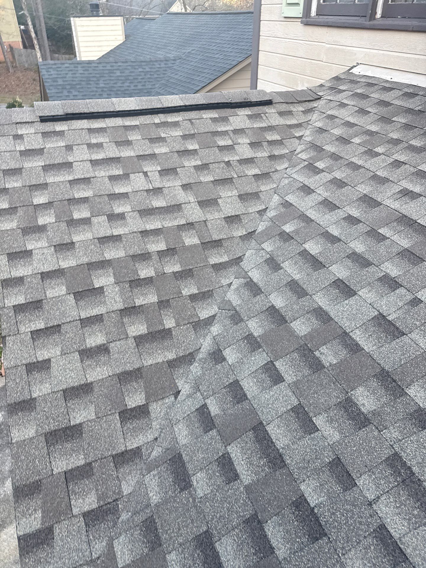 Roof Replacement in Pelham (Weathered Wood) by The Roofing Dudes