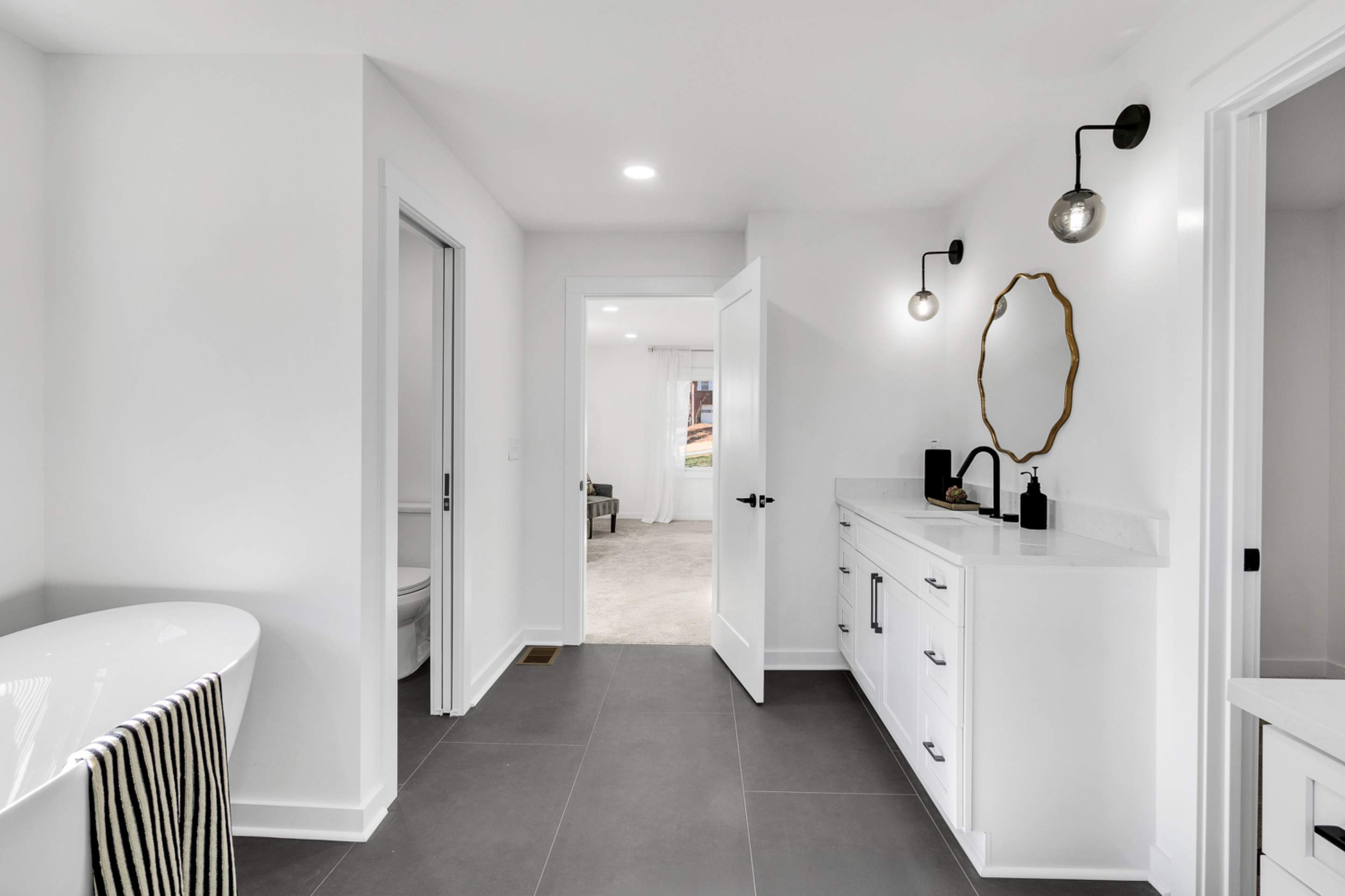 Complete Interior Home Renovation and Basement Finishing in Marietta by Swift Home Renovations 