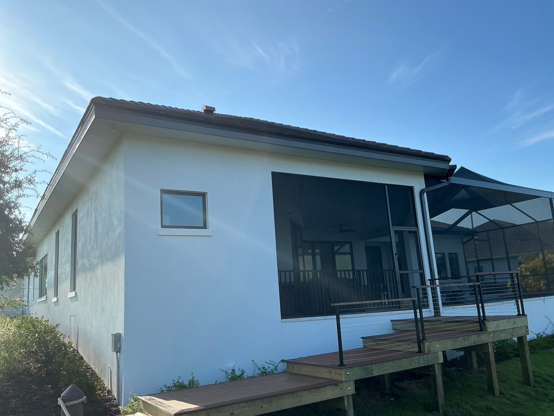 Bronze K-Style Gutters for Homes in Parrish FL by Gutter Professors