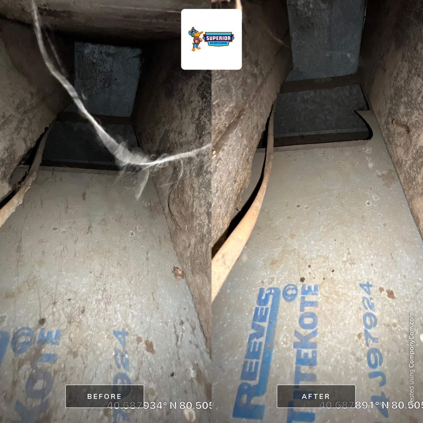 Air Duct Cleaning With a Vacuum Truck in Midland, PA by Superior Air Duct Cleaning