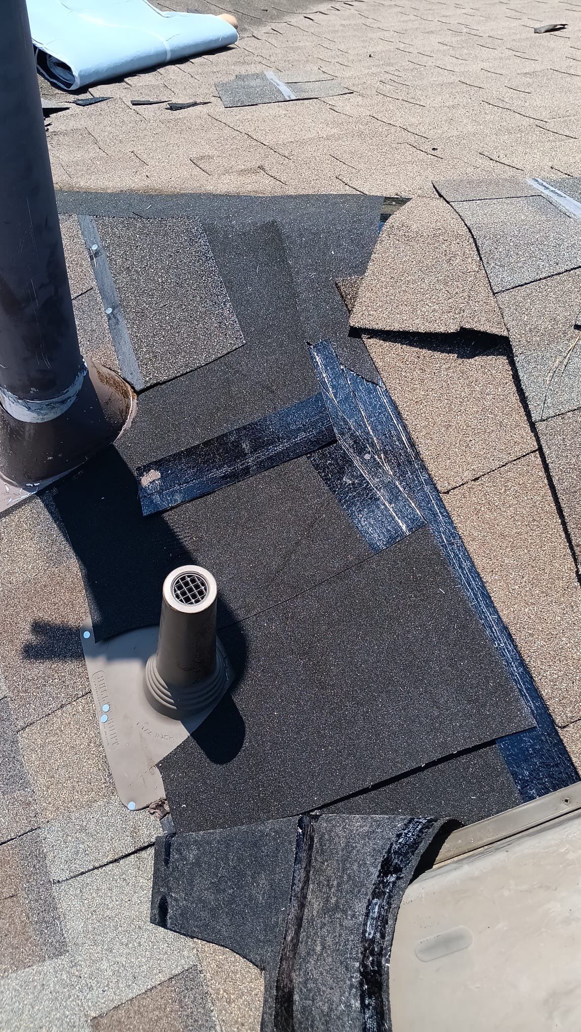 Hail Damage using Owen's Corning Duration (Lifetime) Shingles by Roof Repair Company