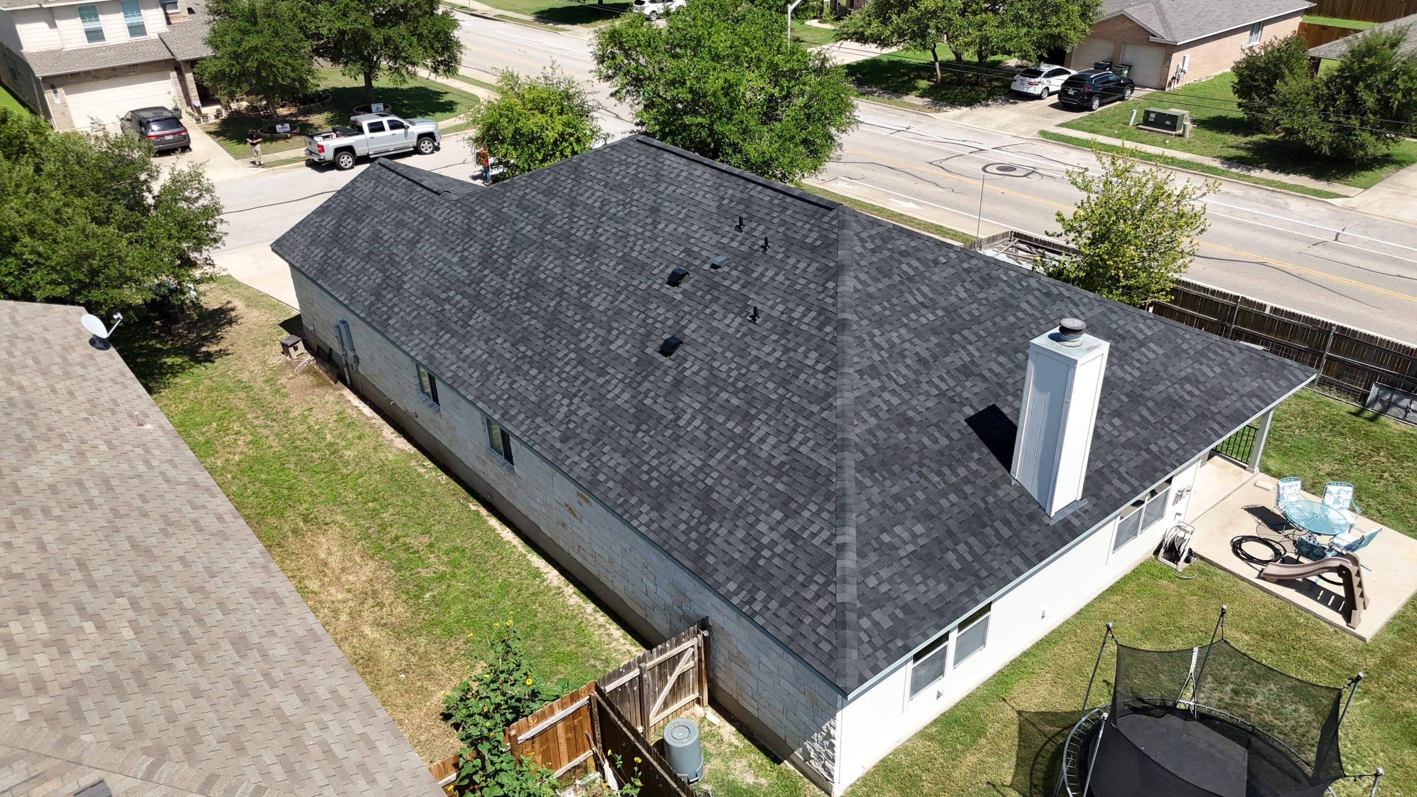 Granite Black Shingles by Perennial Roofing 