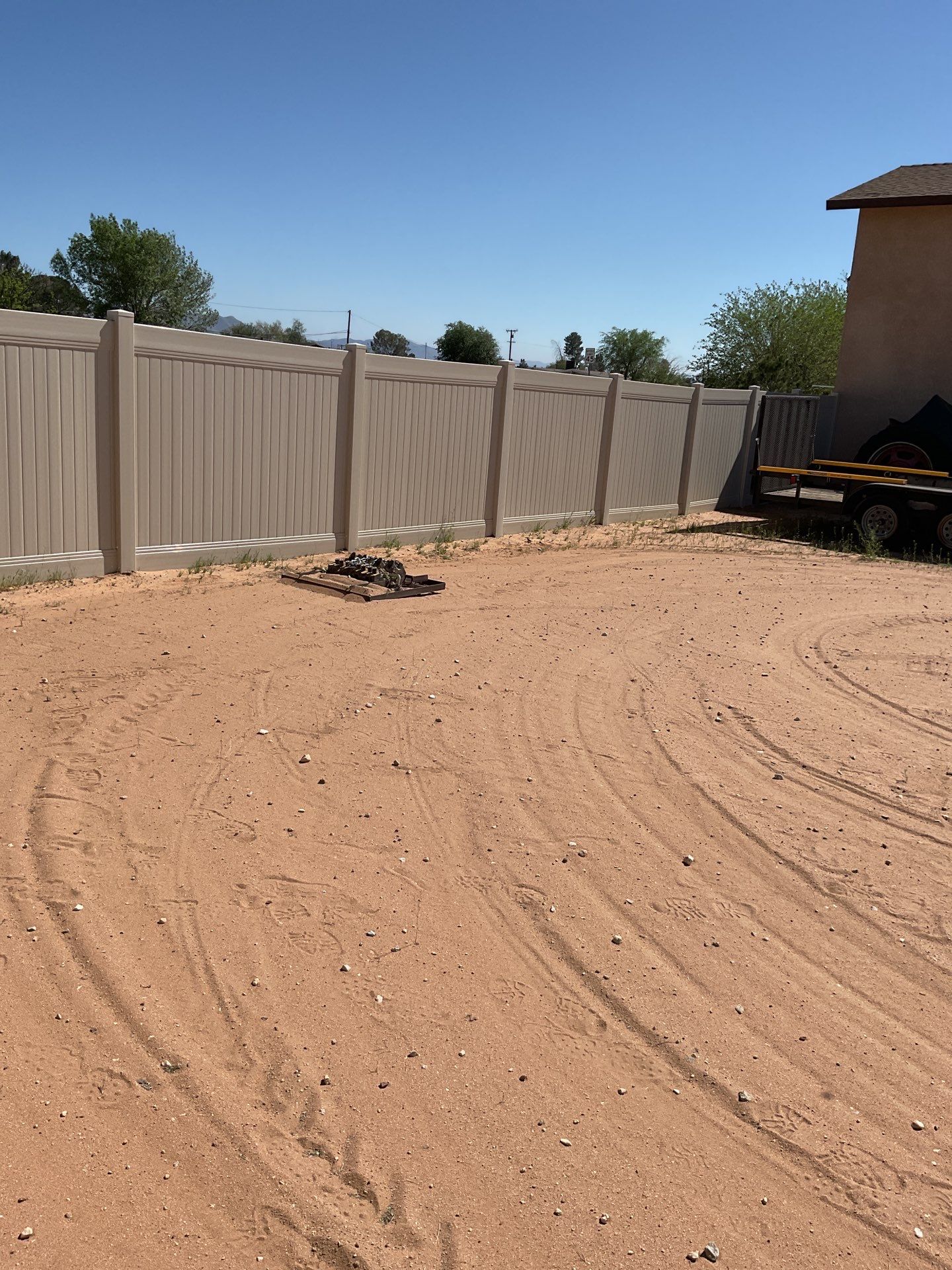 Fence Installation using Vinyl by Fence Guys Inc. 