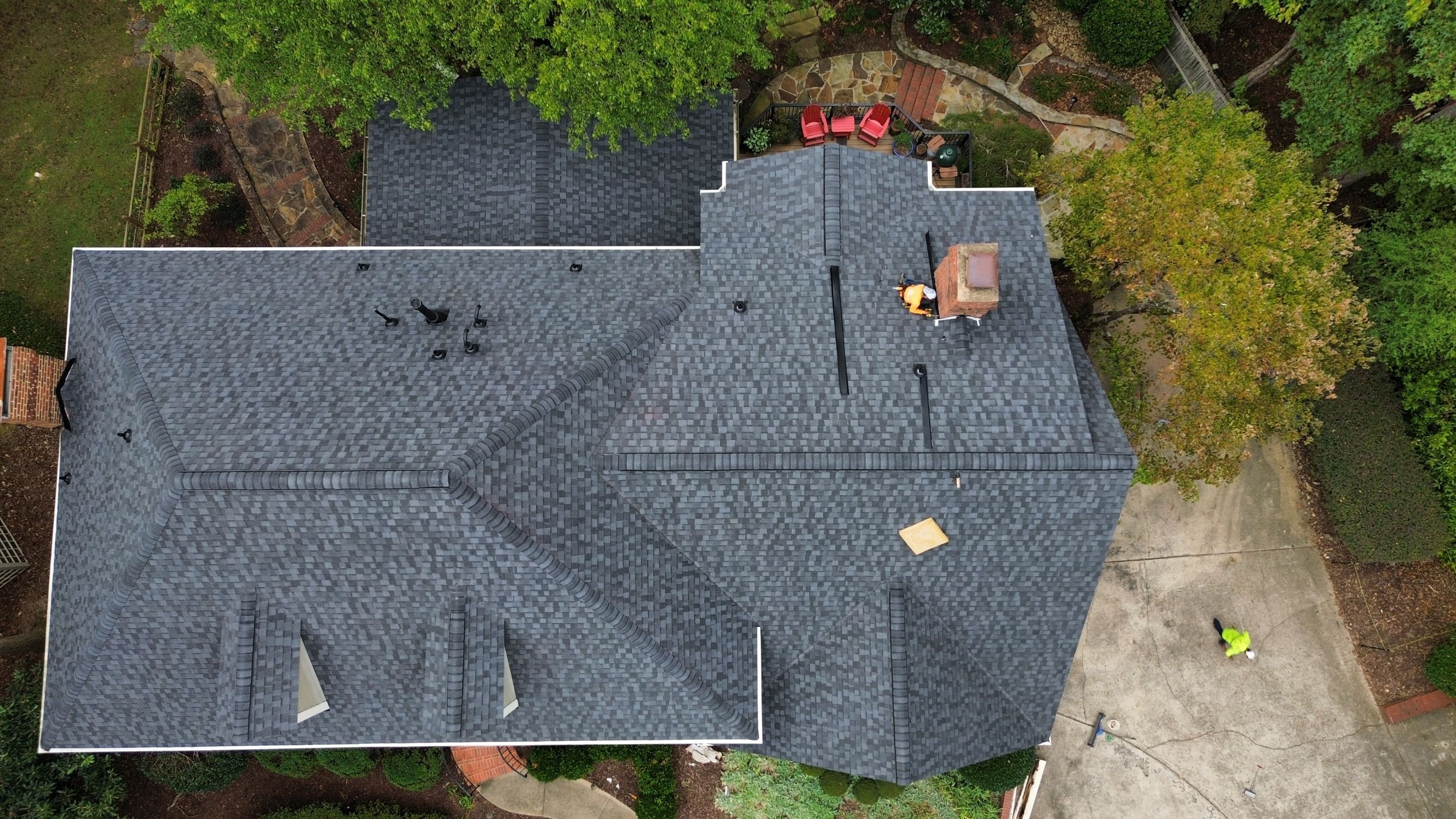 Roswell, GA Roof Replacement CertainTeed Landmark Pro Max Def Moire Black by Reset Roofing