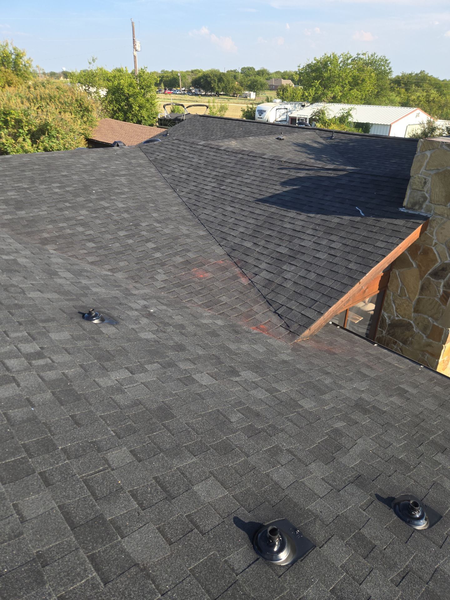 Project in Justin by Lonestar Roofing and Restoration LLC.